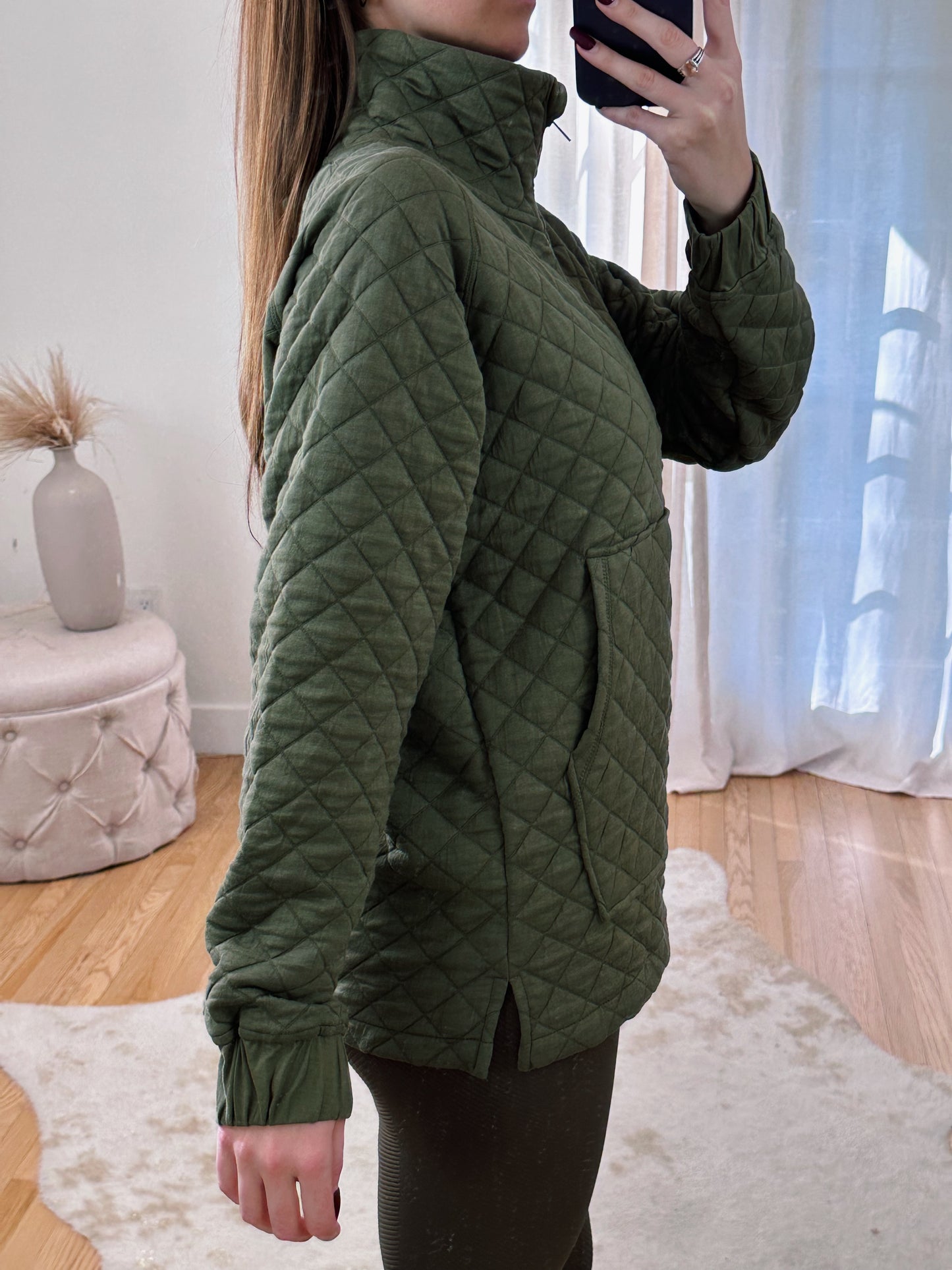 Cozy Quilted Pullover