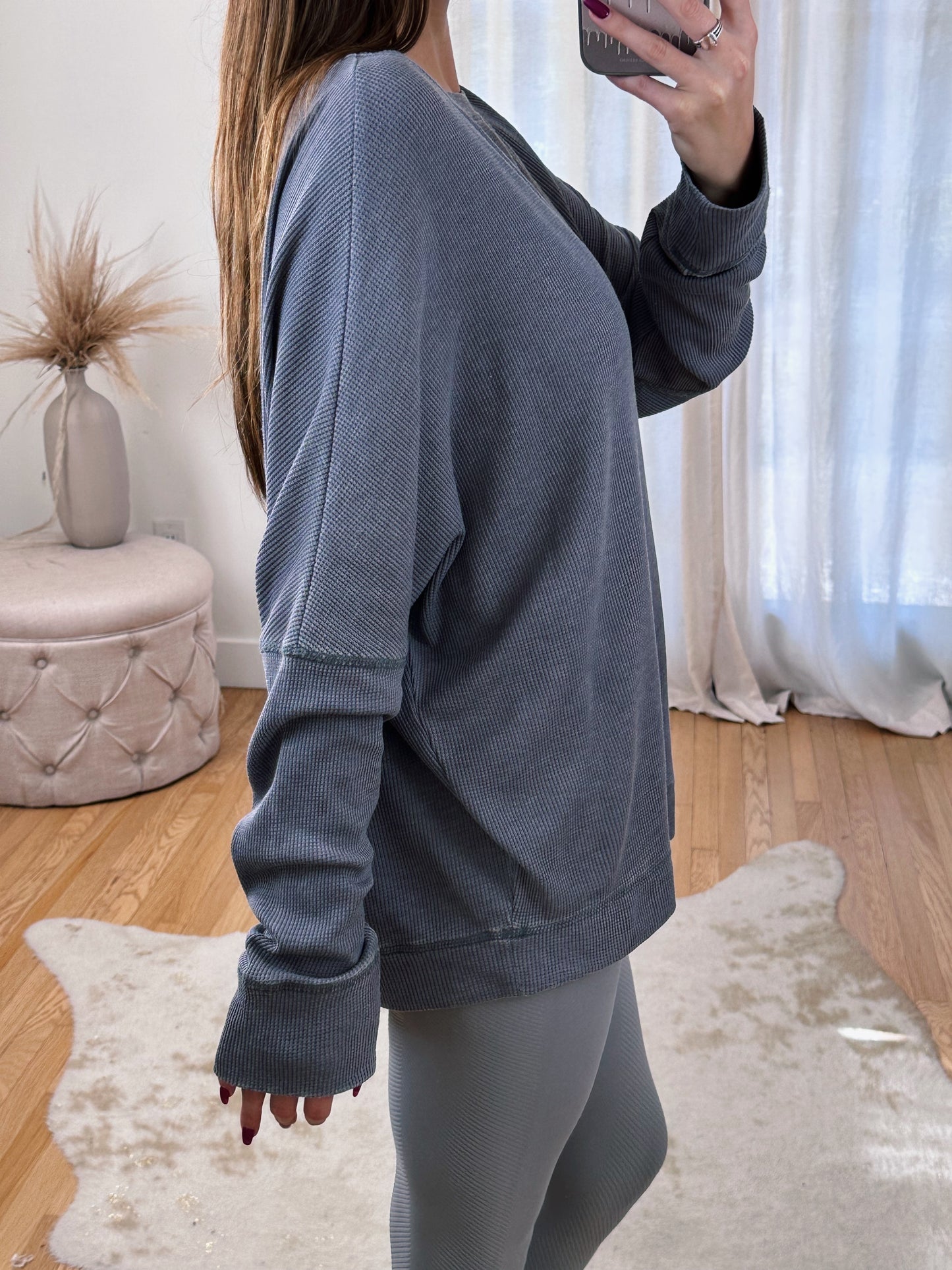 Belgian Waffle Long Sleeve