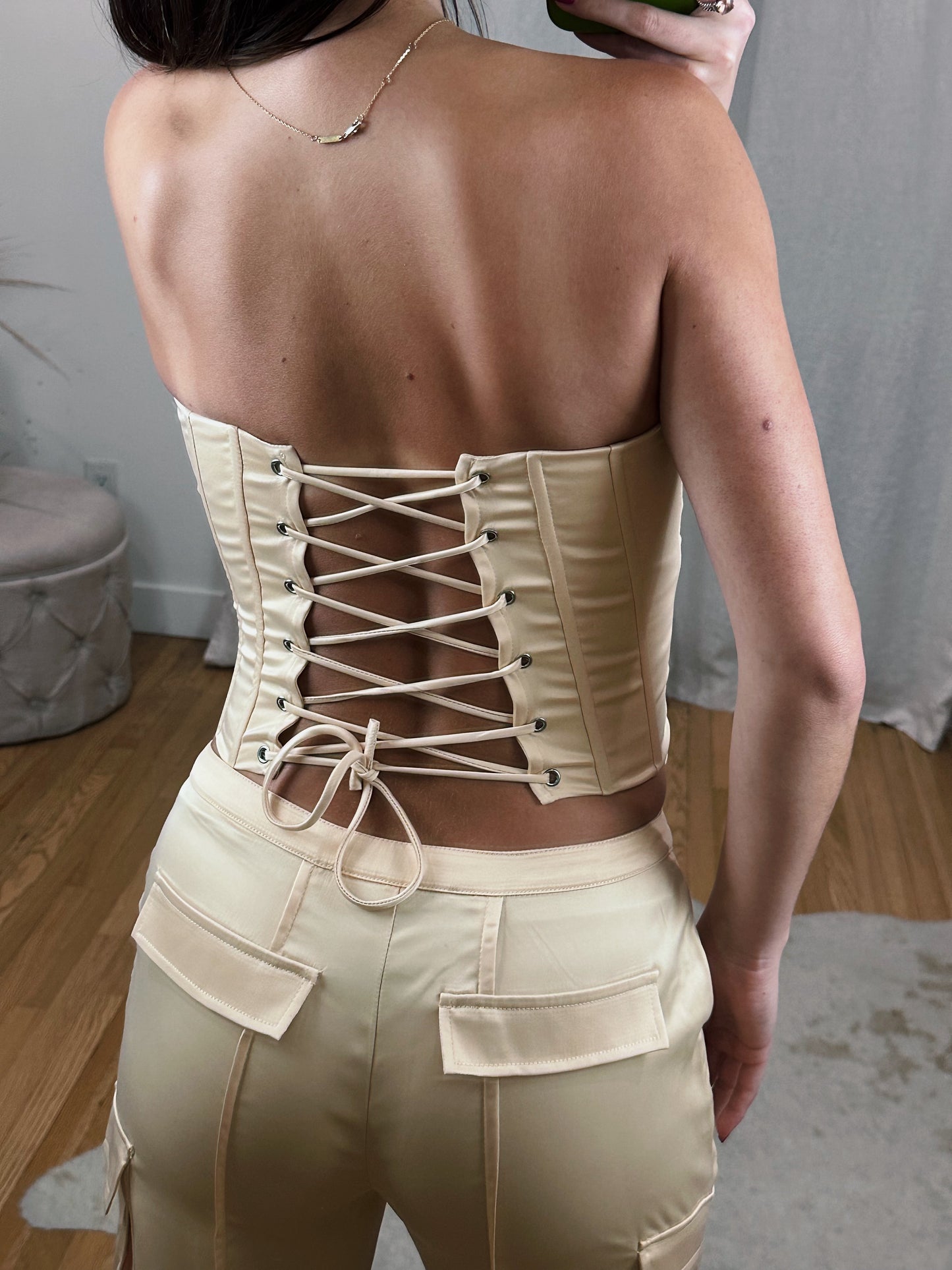 Champagne Problems Corset