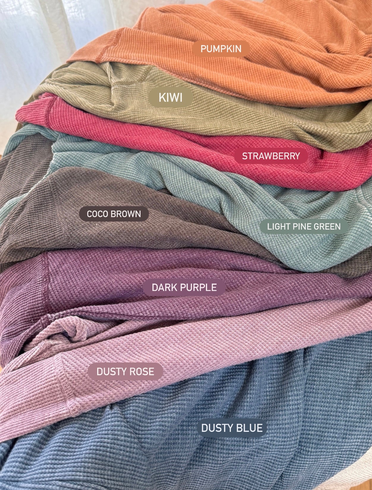 Belgian Waffle Long Sleeve