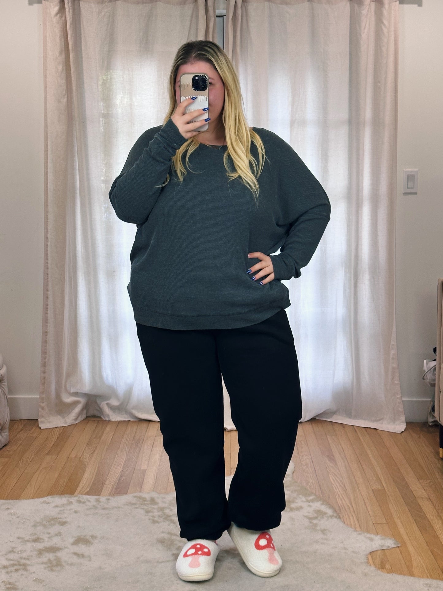 Belgian Waffle Long Sleeve