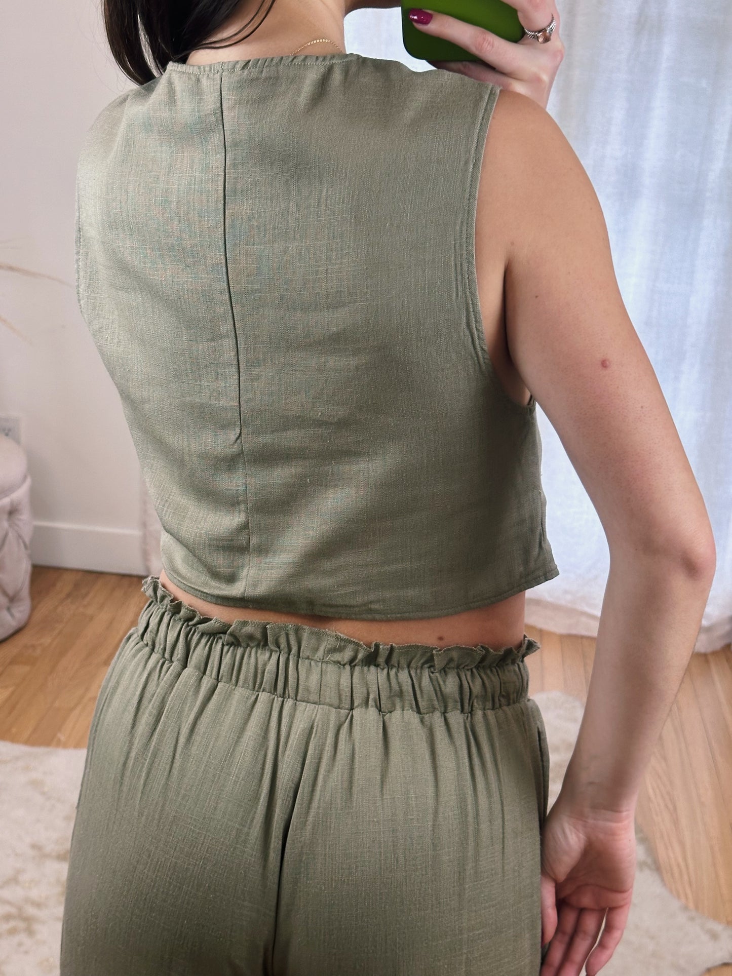 Linen Love Vest