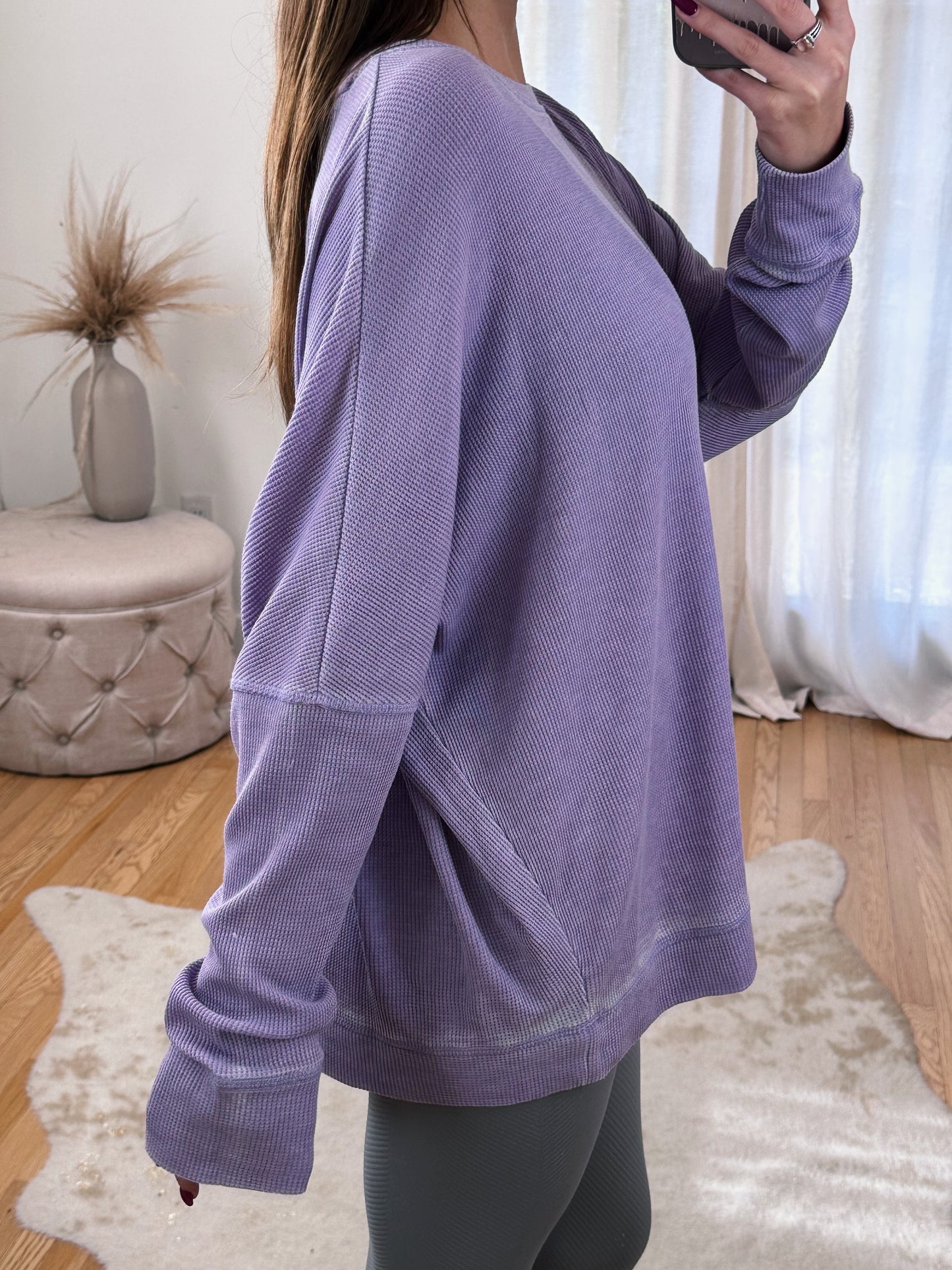 Belgian Waffle Long Sleeve