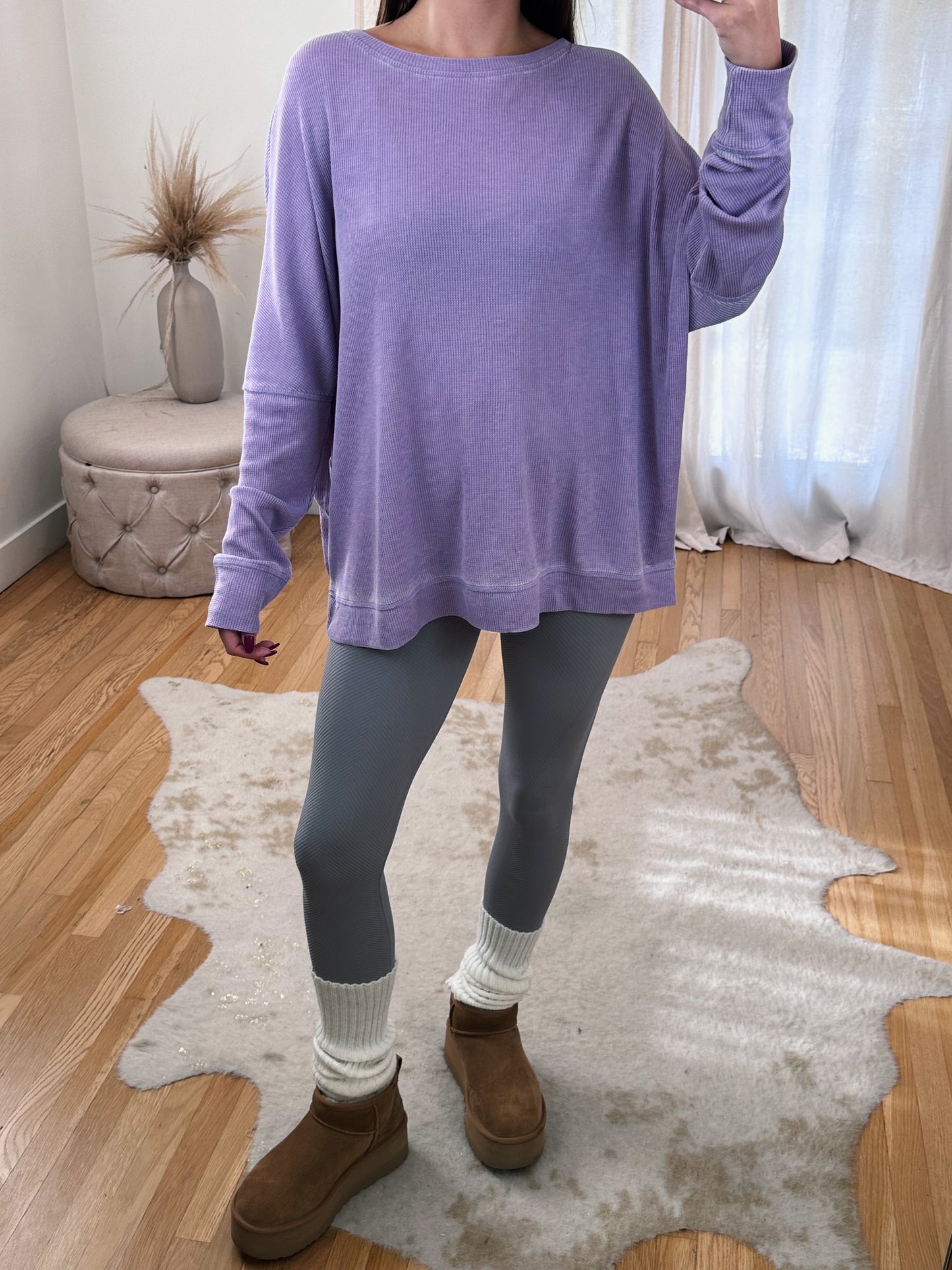Belgian Waffle Long Sleeve