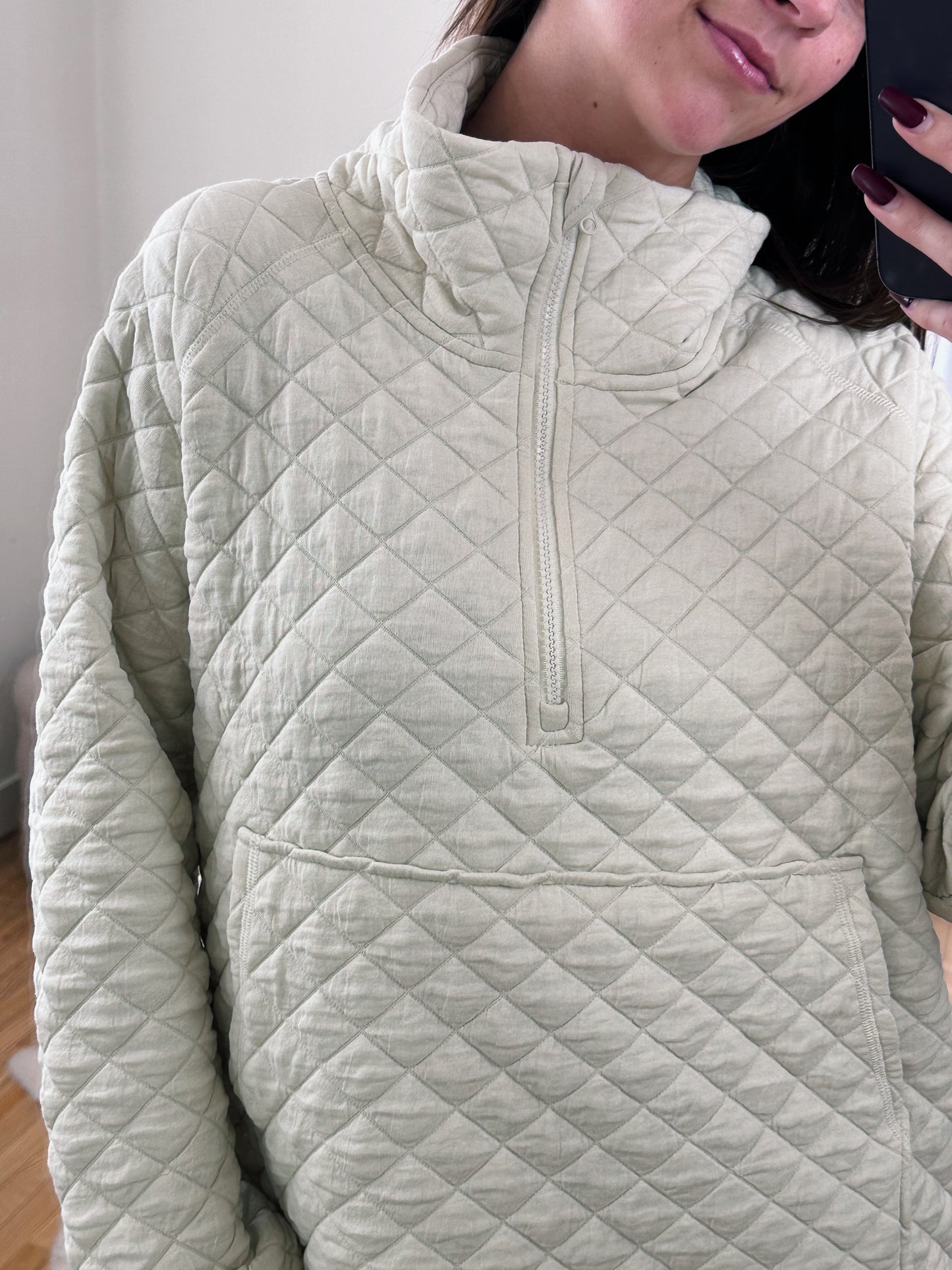 Cozy Quilted Pullover