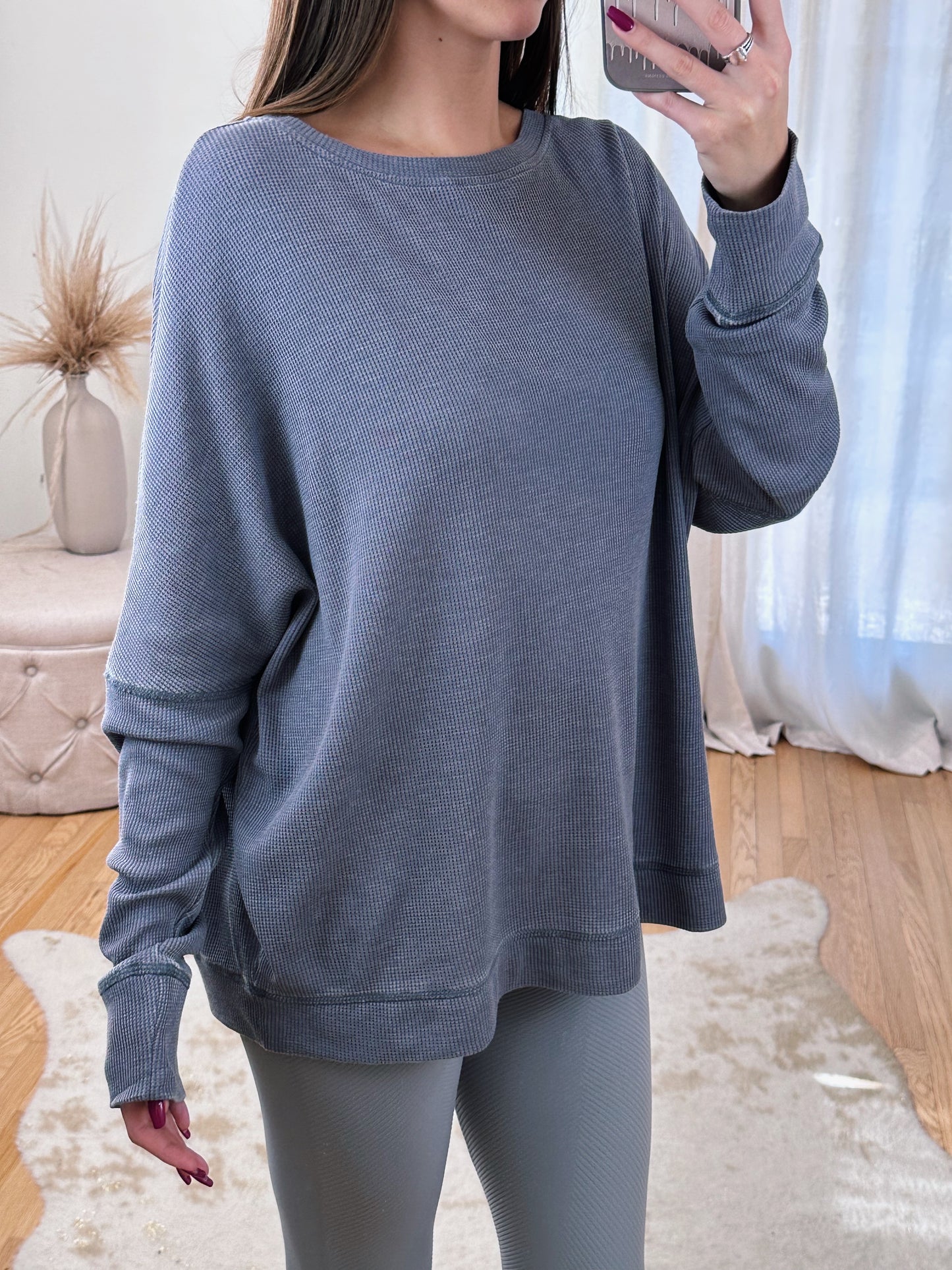 Belgian Waffle Long Sleeve