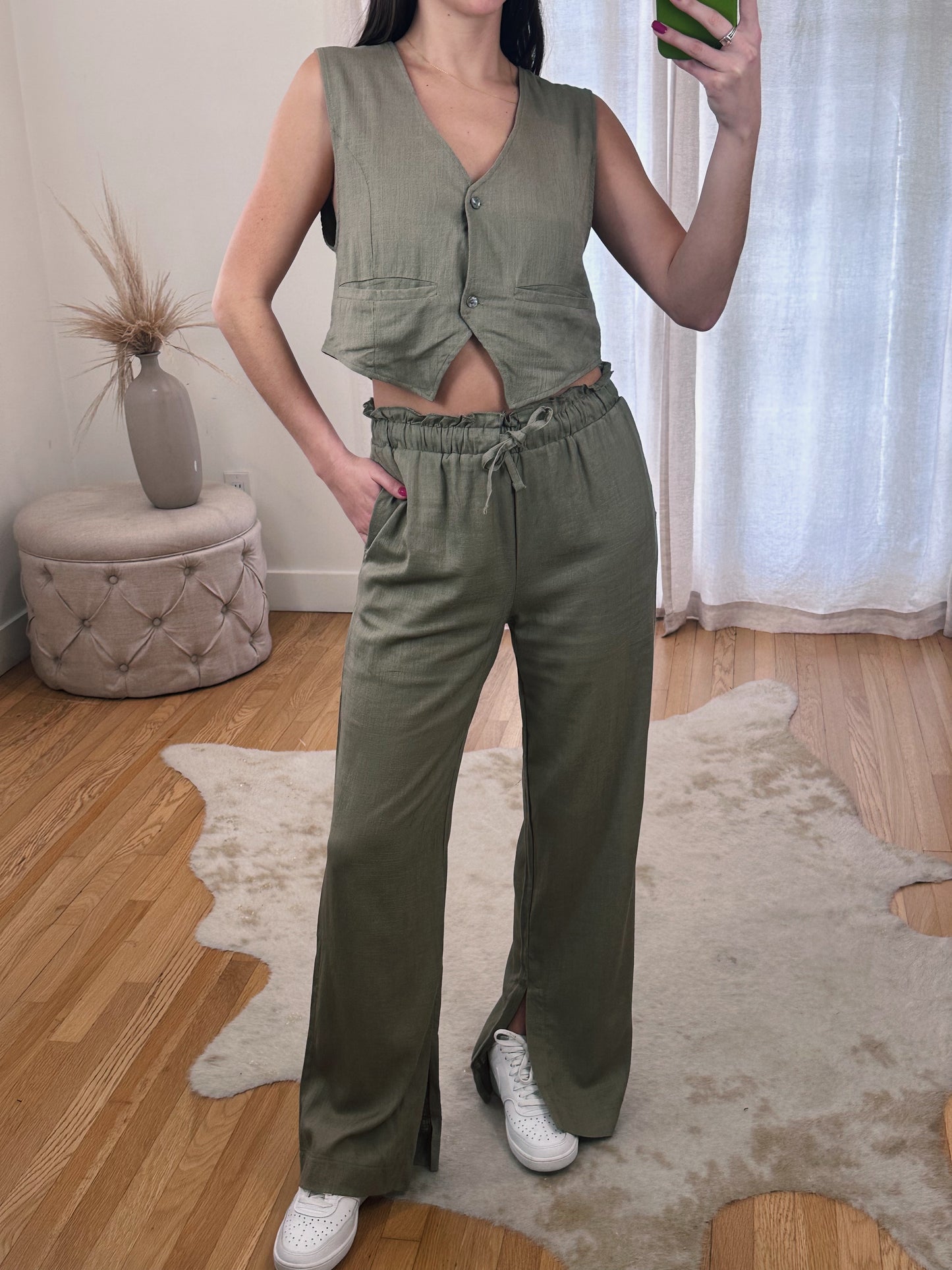 Linen Love Vest