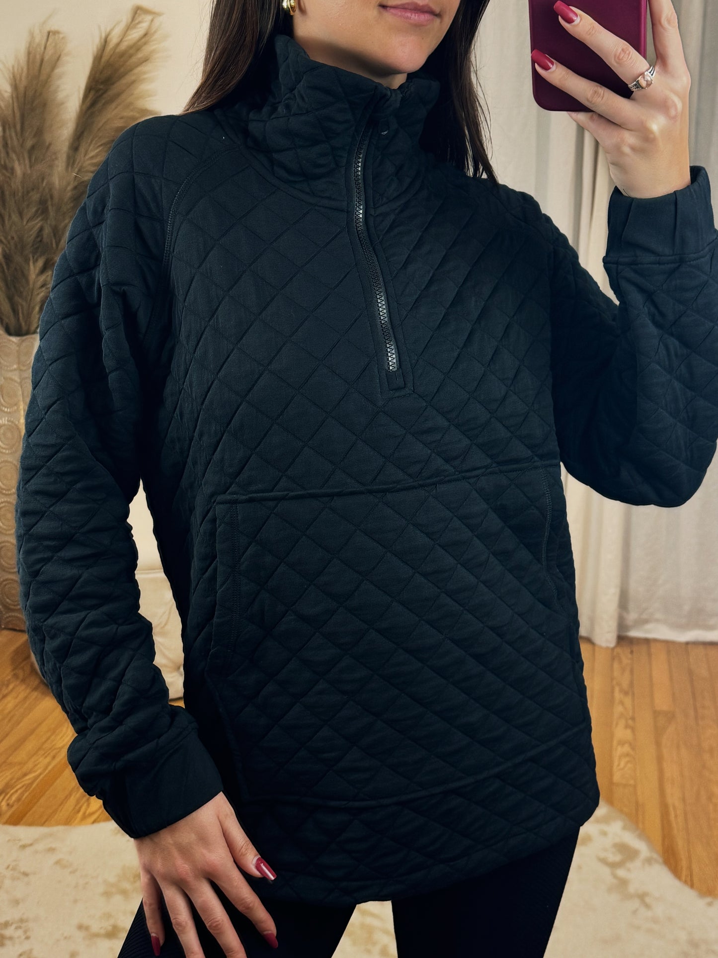 Cozy Quilted Pullover