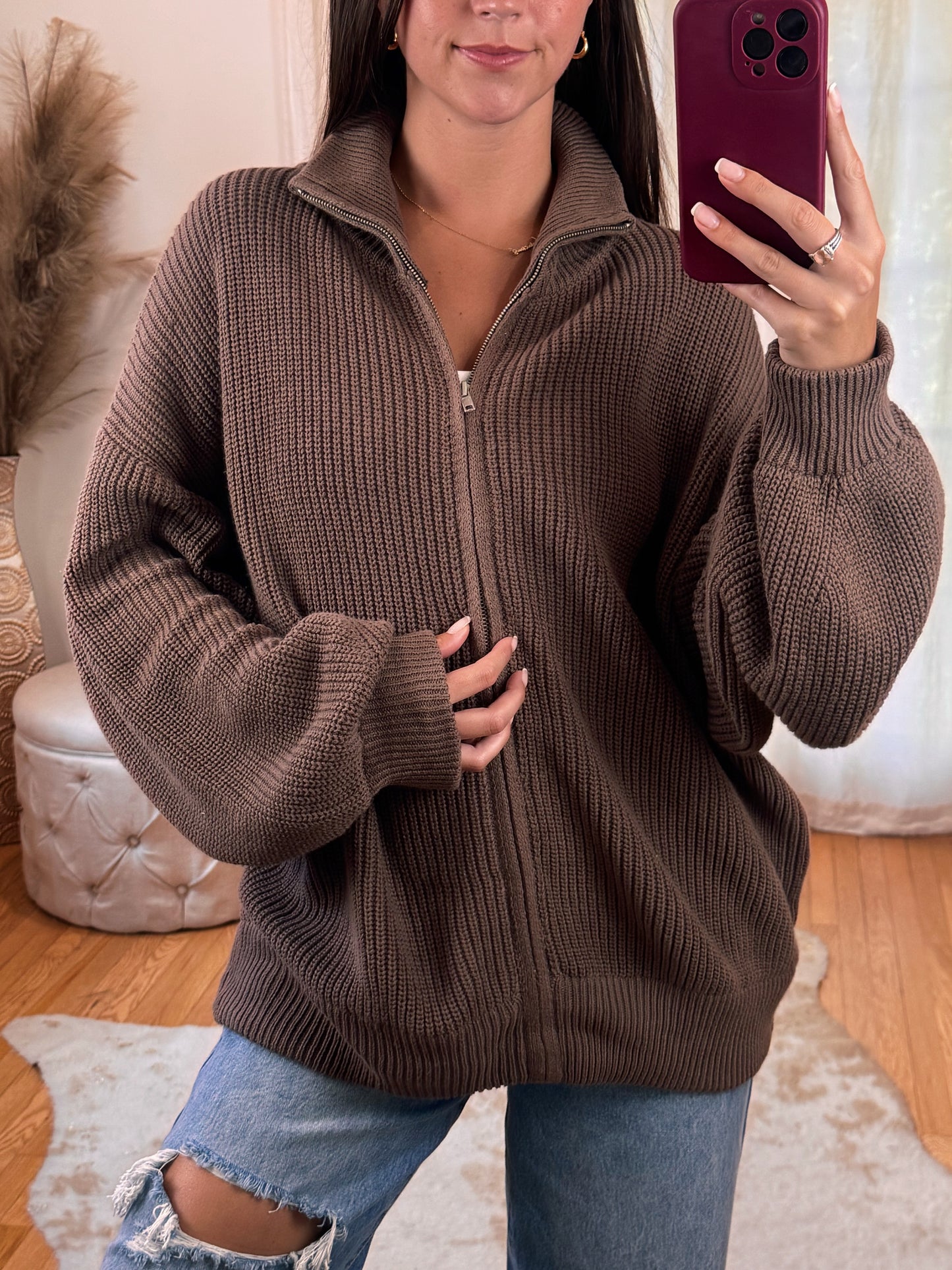 Apple Cider Zip Up