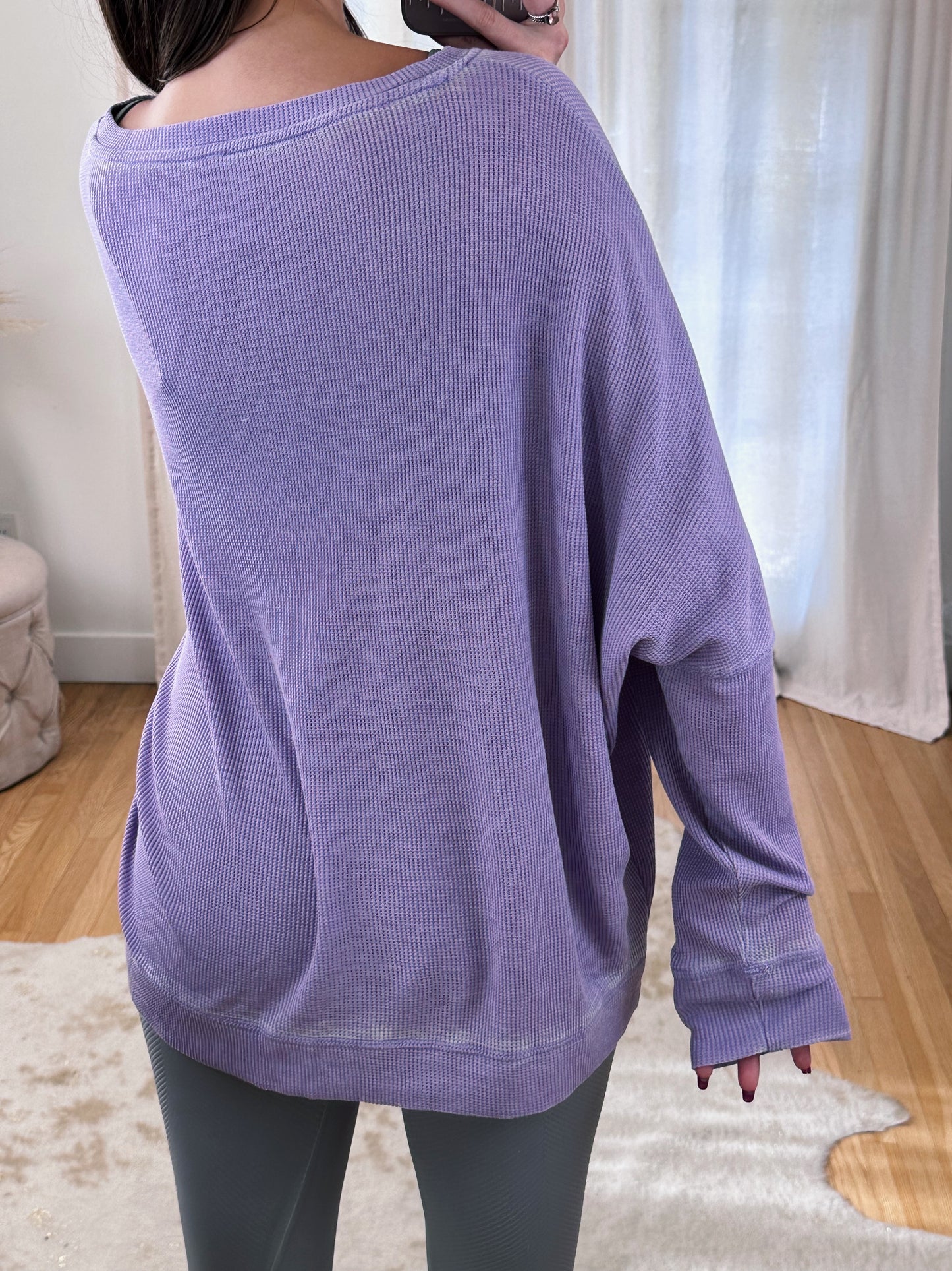 Belgian Waffle Long Sleeve