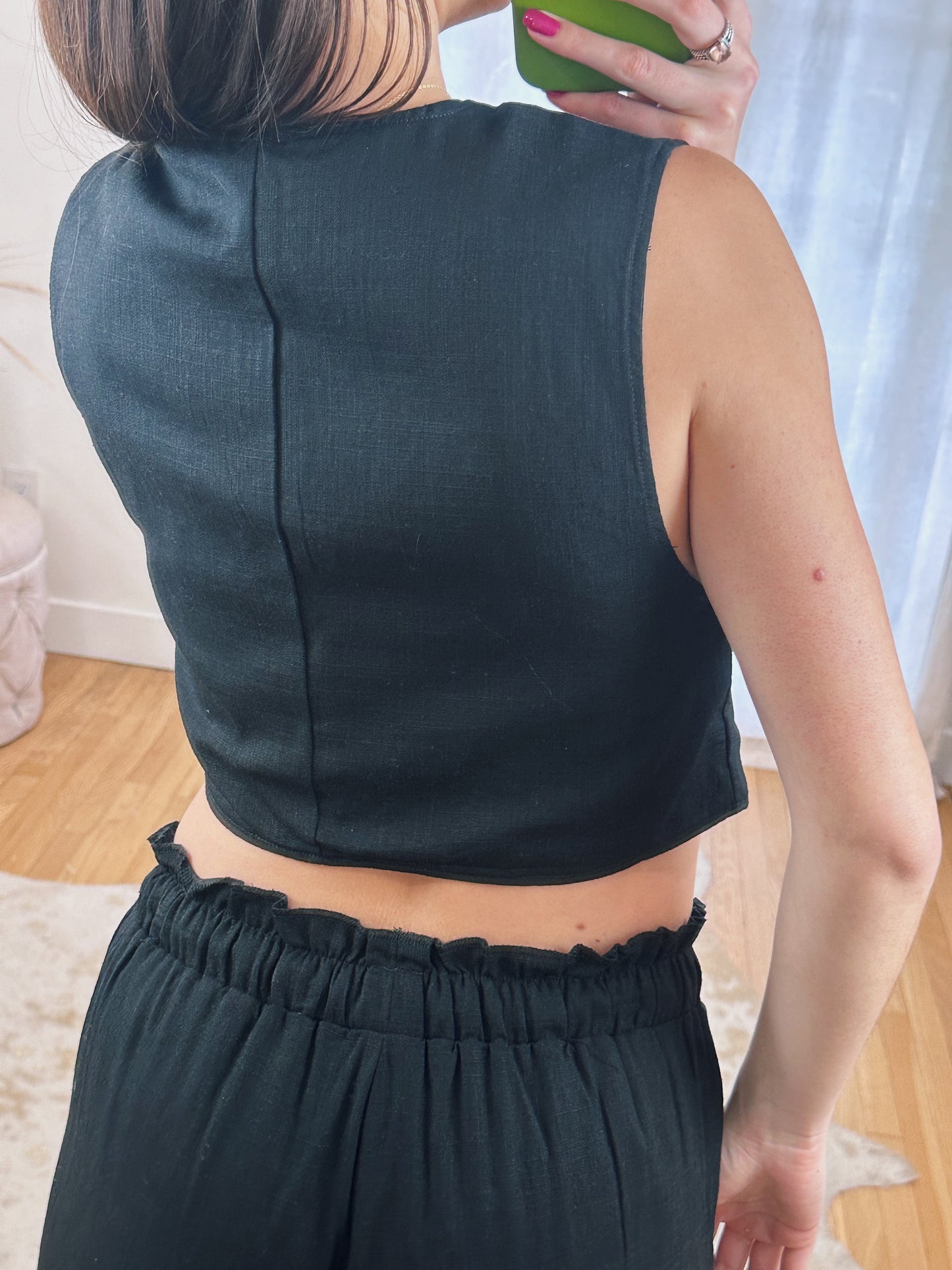 Linen Love Vest