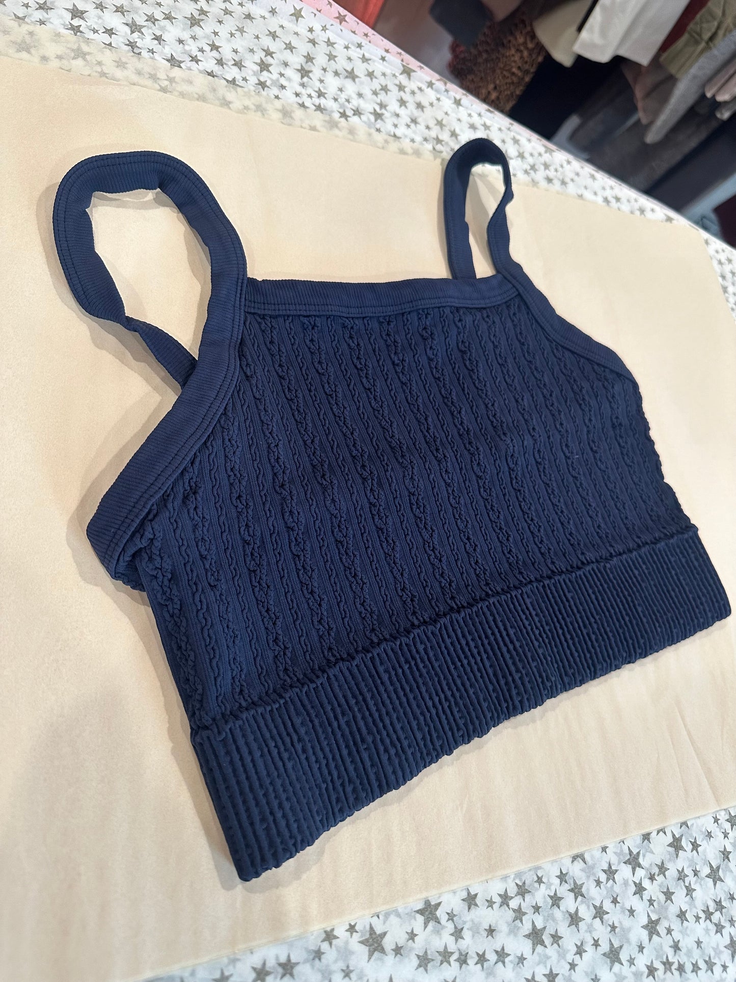 Cable Knit Bralette
