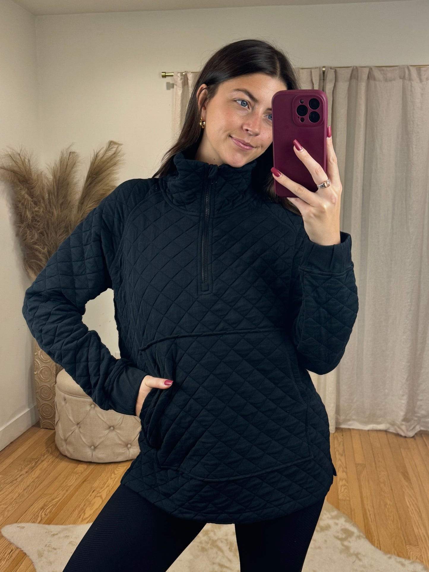 Cozy Quilted Pullover