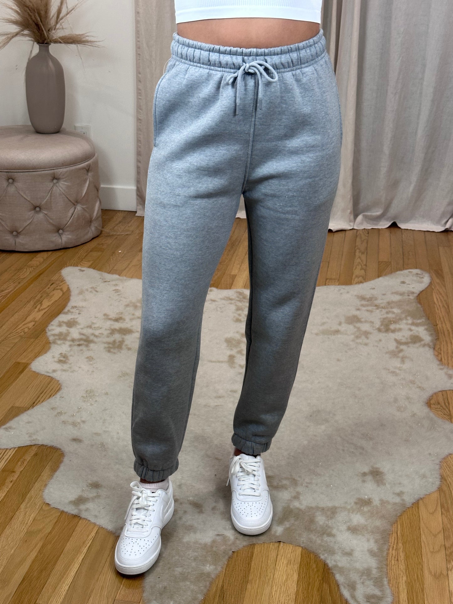 Simple Sweatpants Fleece Lined