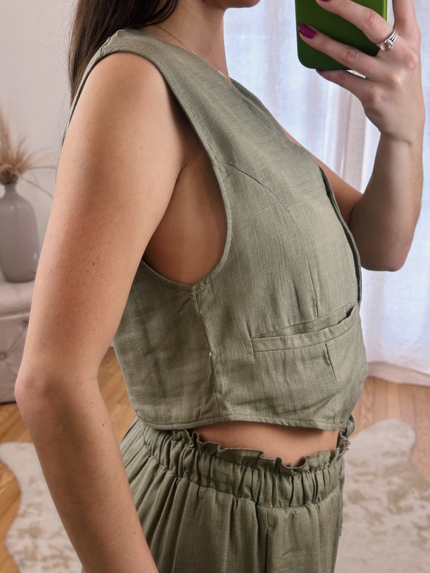 Linen Love Vest