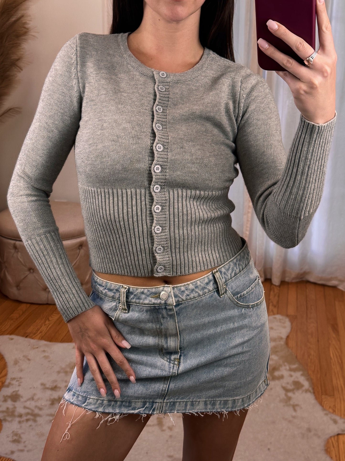 May Grey Sweater