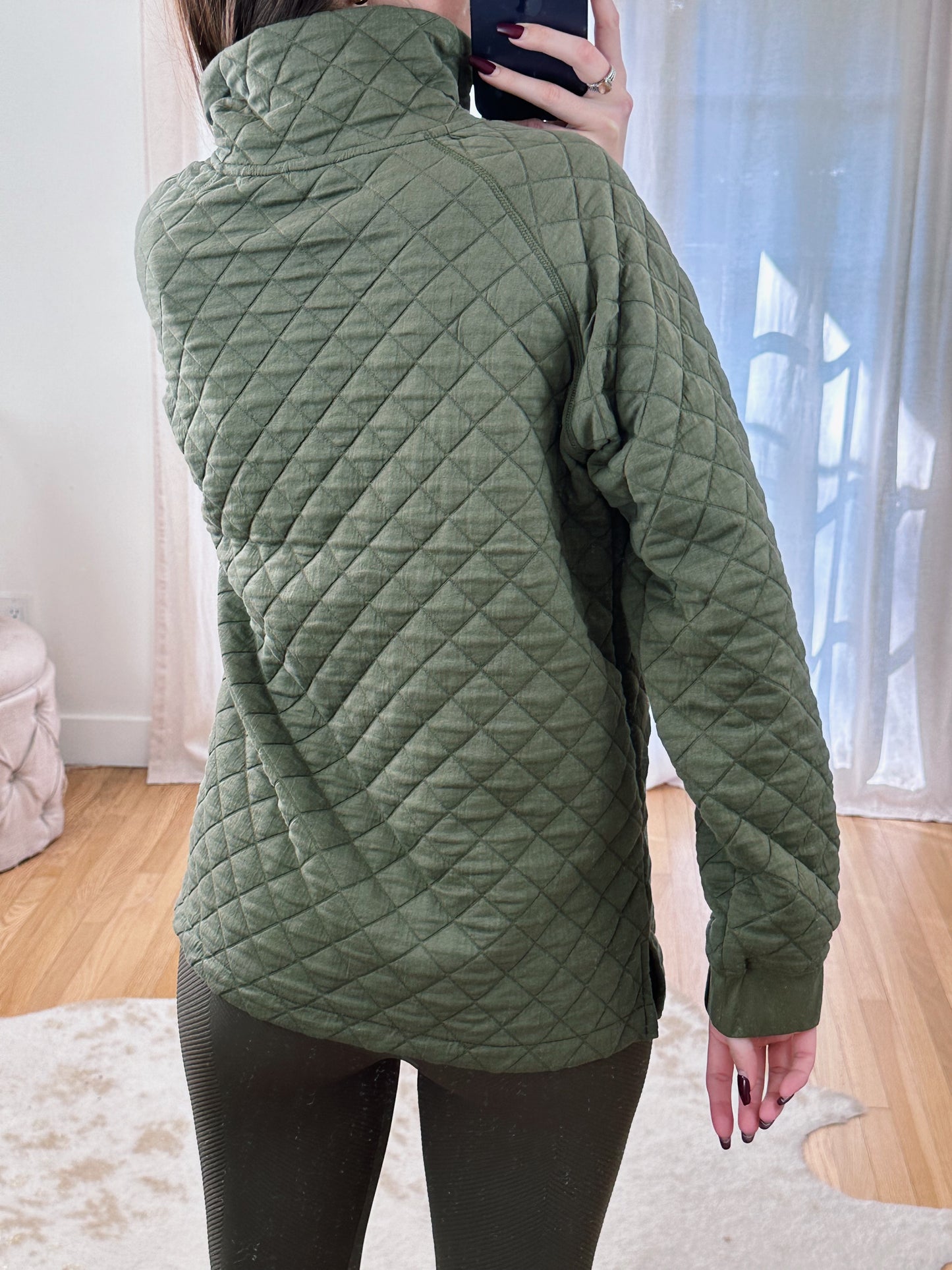 Cozy Quilted Pullover