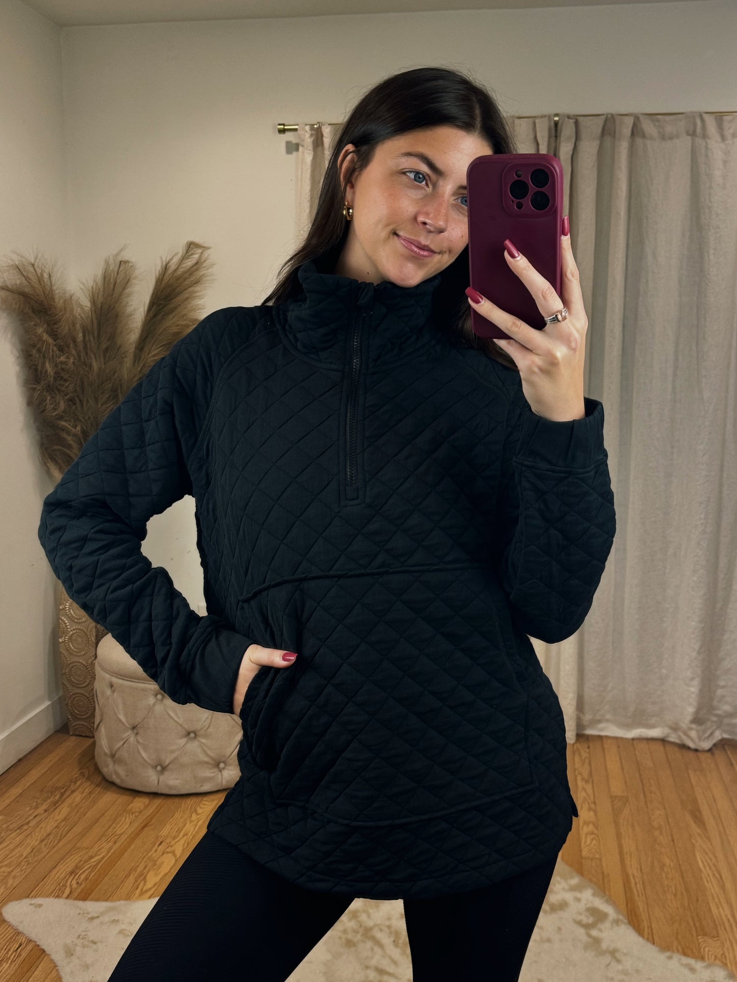 Cozy Quilted Pullover