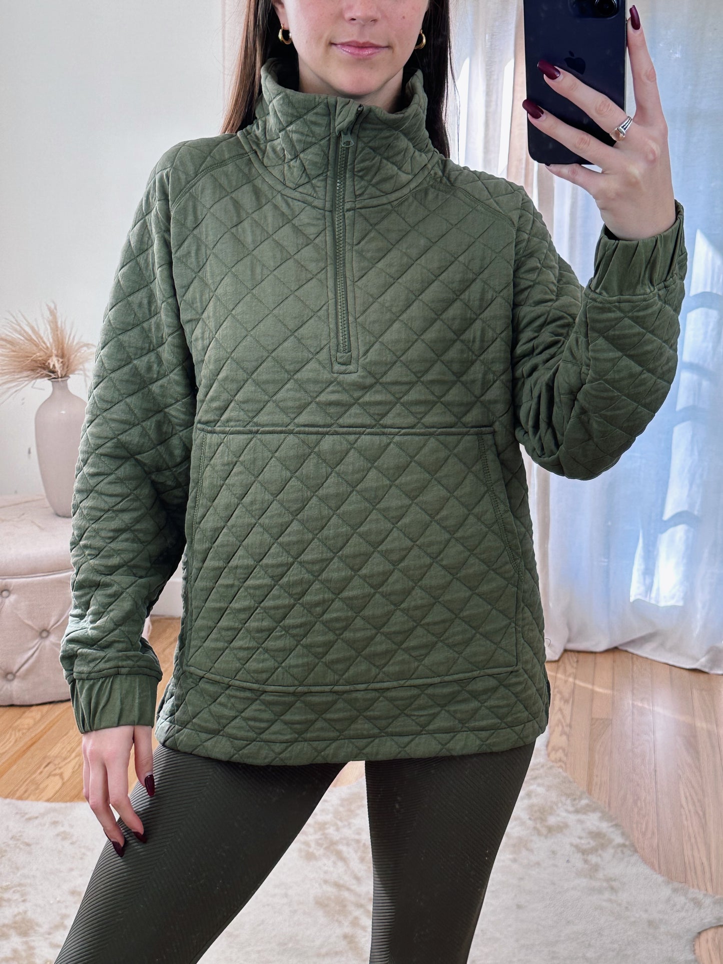 Cozy Quilted Pullover