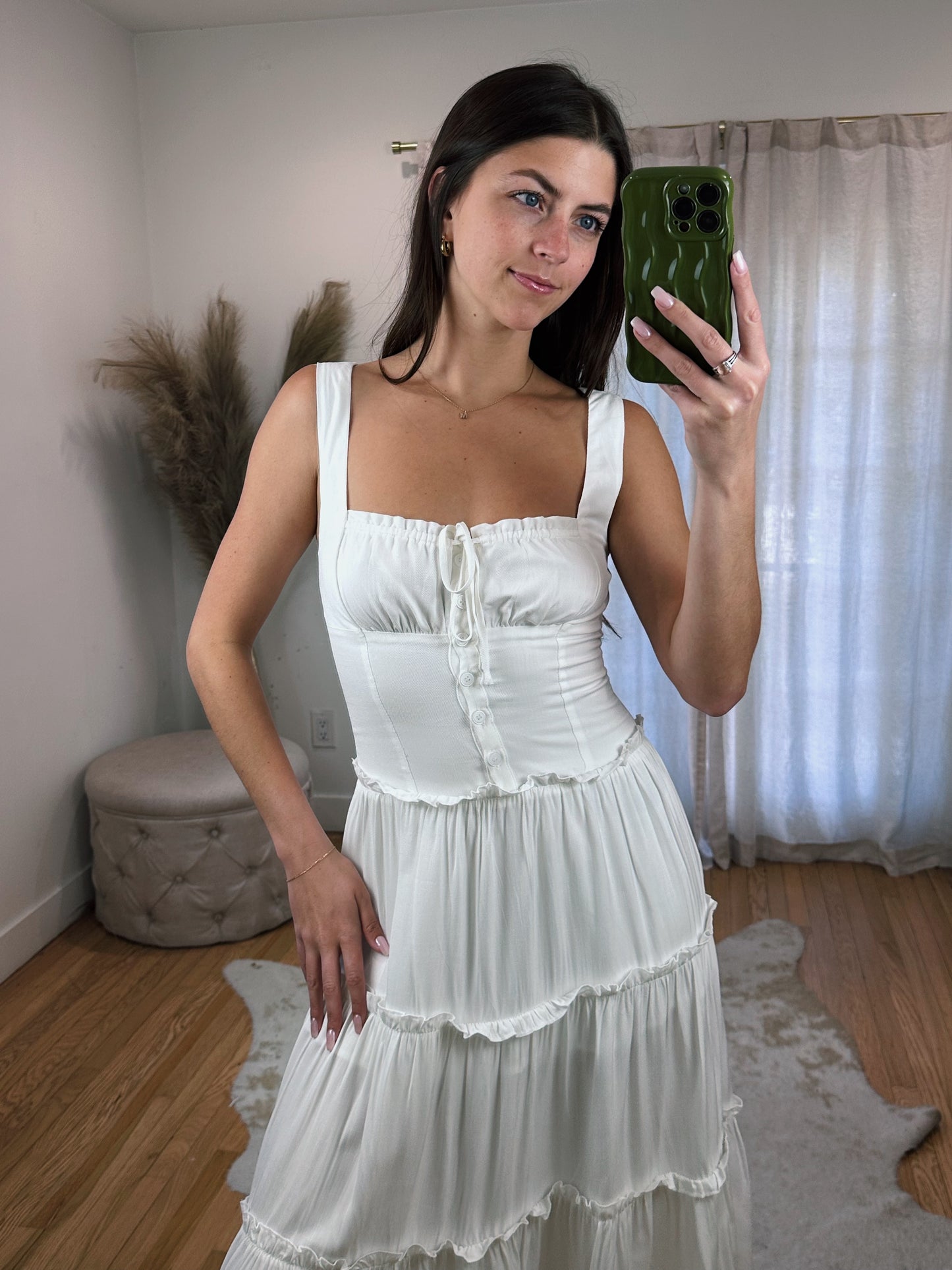 White Lily Maxi Dress