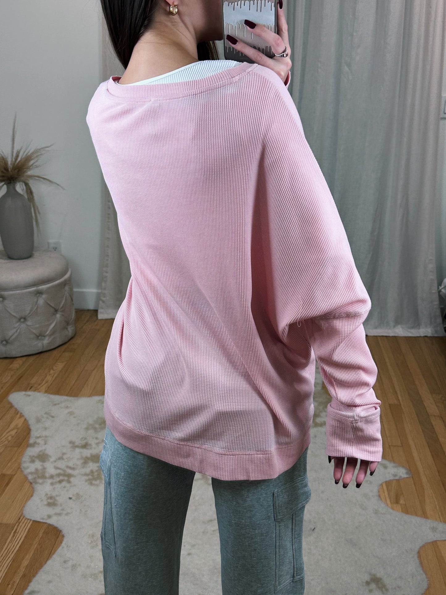 Belgian Waffle Long Sleeve