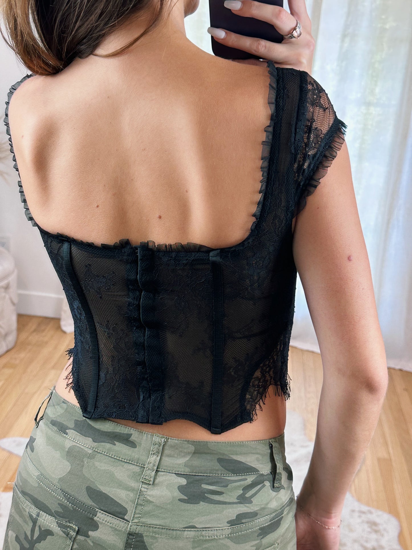 Lacy Corset Top