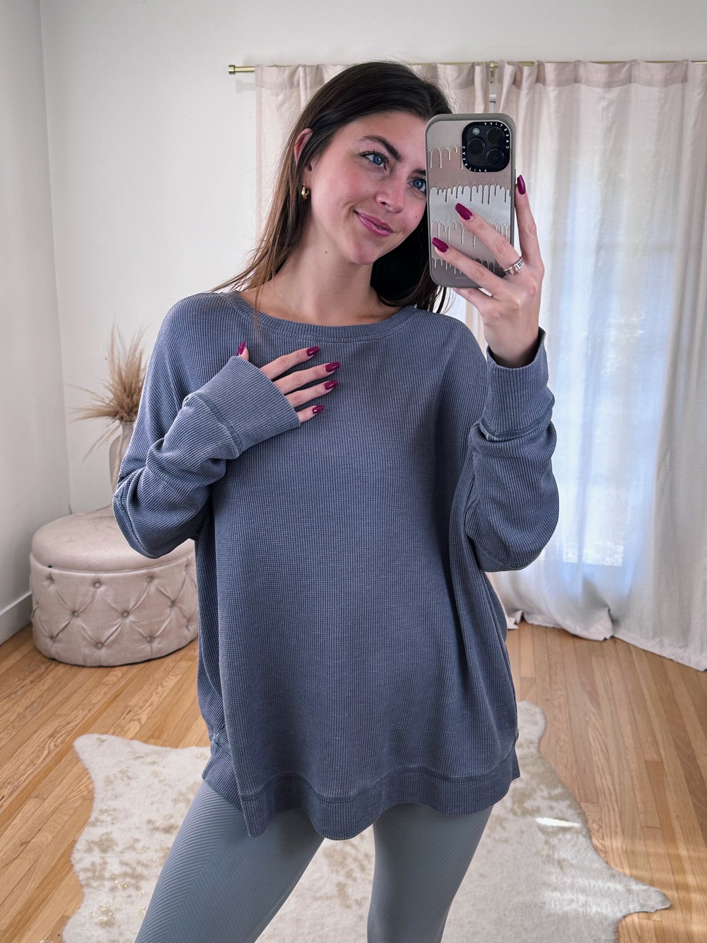 Belgian Waffle Long Sleeve