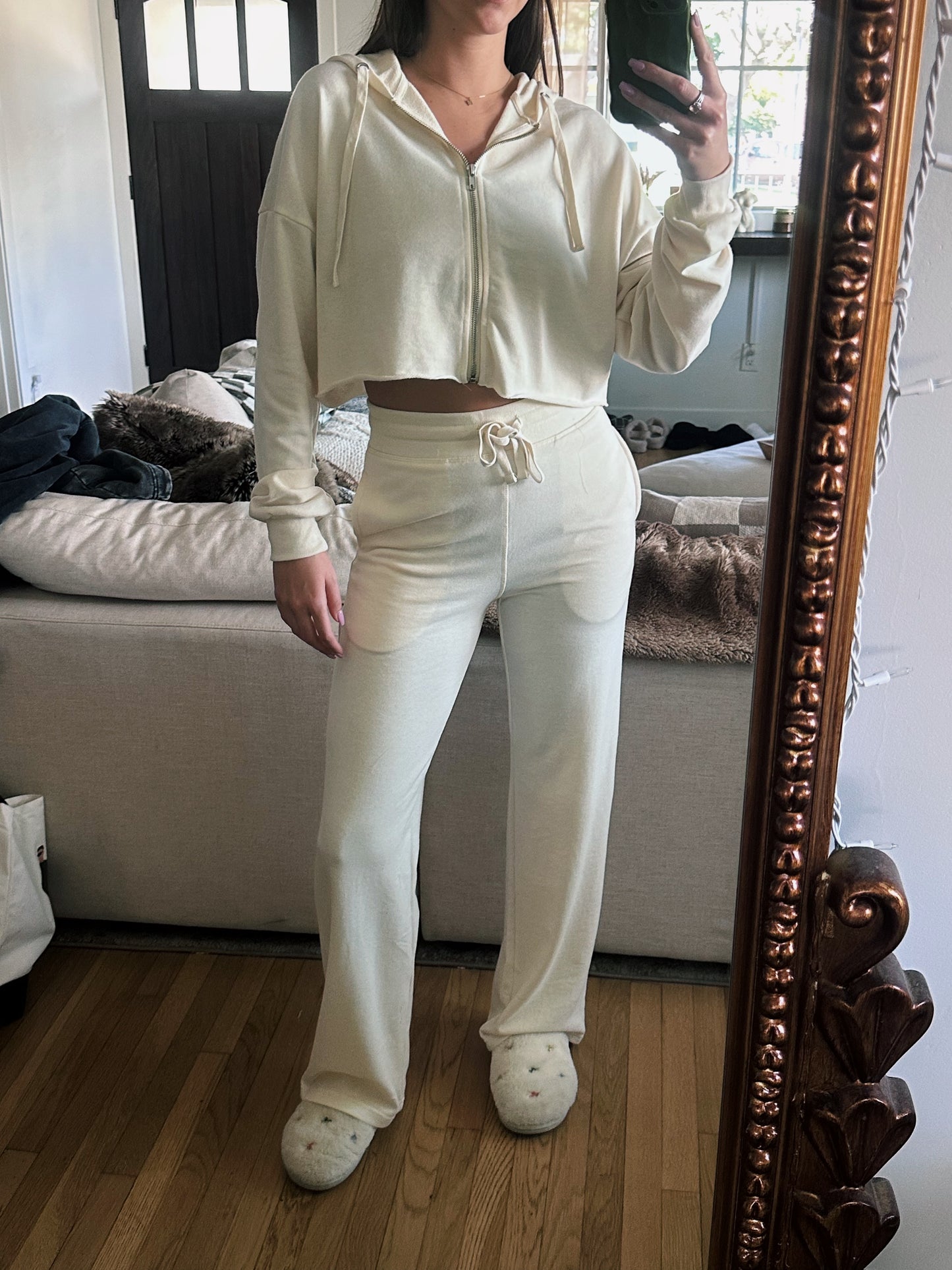 Raw Hem Sweats