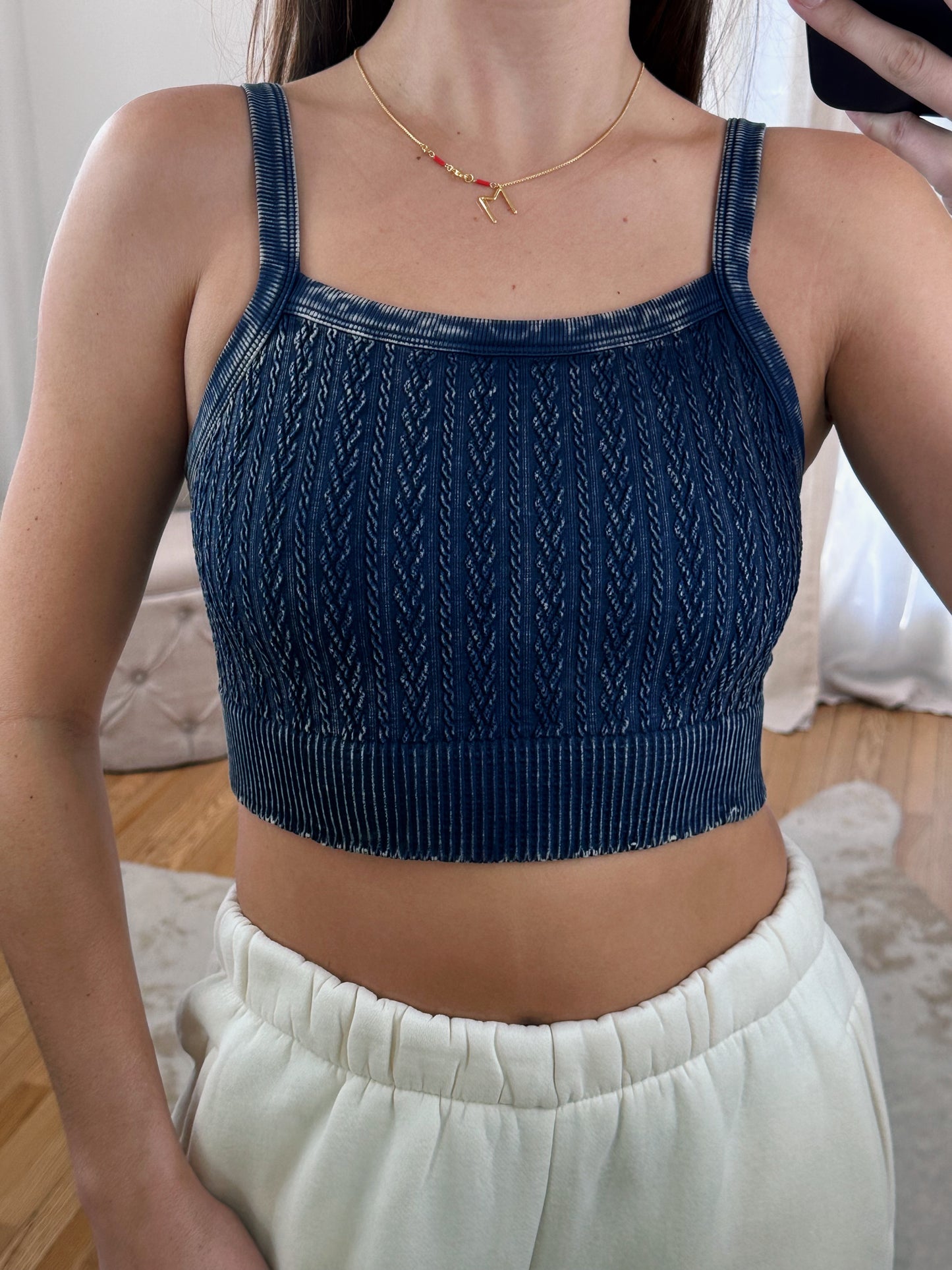 Cable Knit Bralette