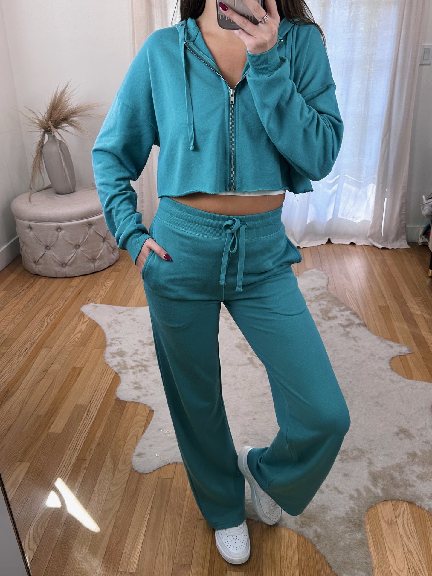 Raw Hem Sweats