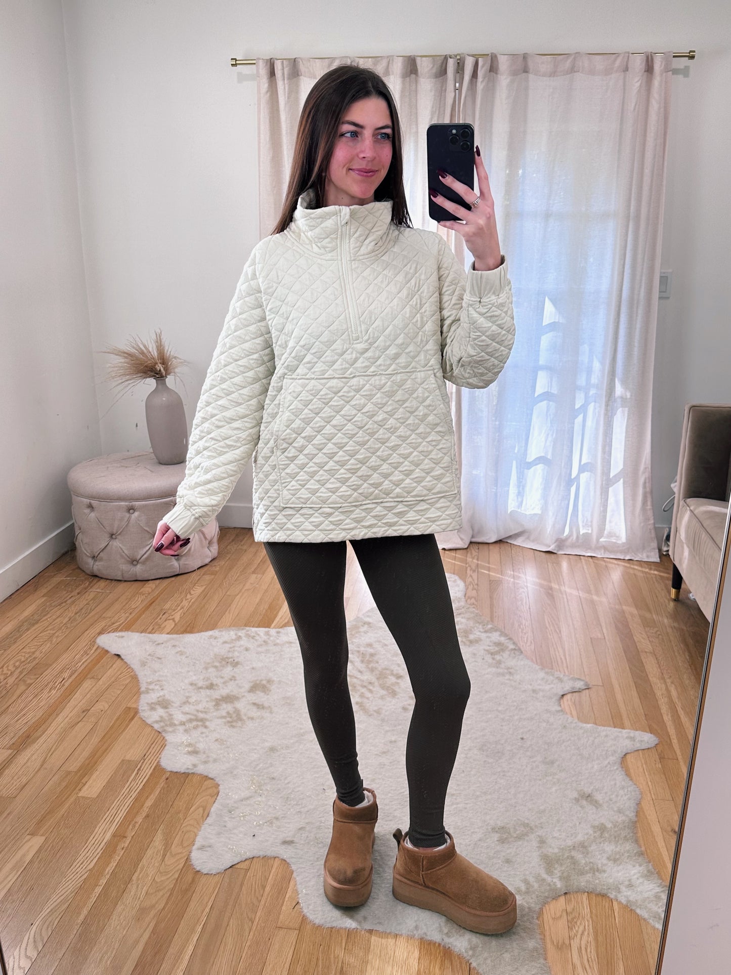 Cozy Quilted Pullover