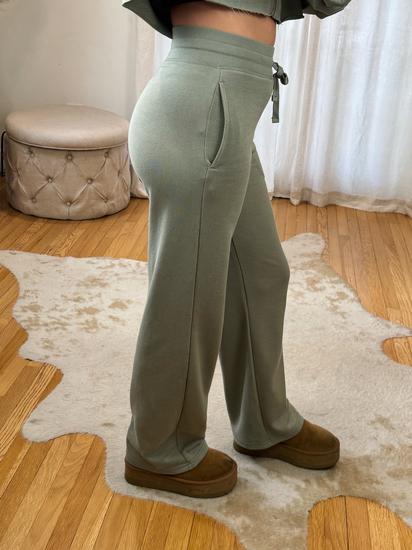 Raw Hem Sweats