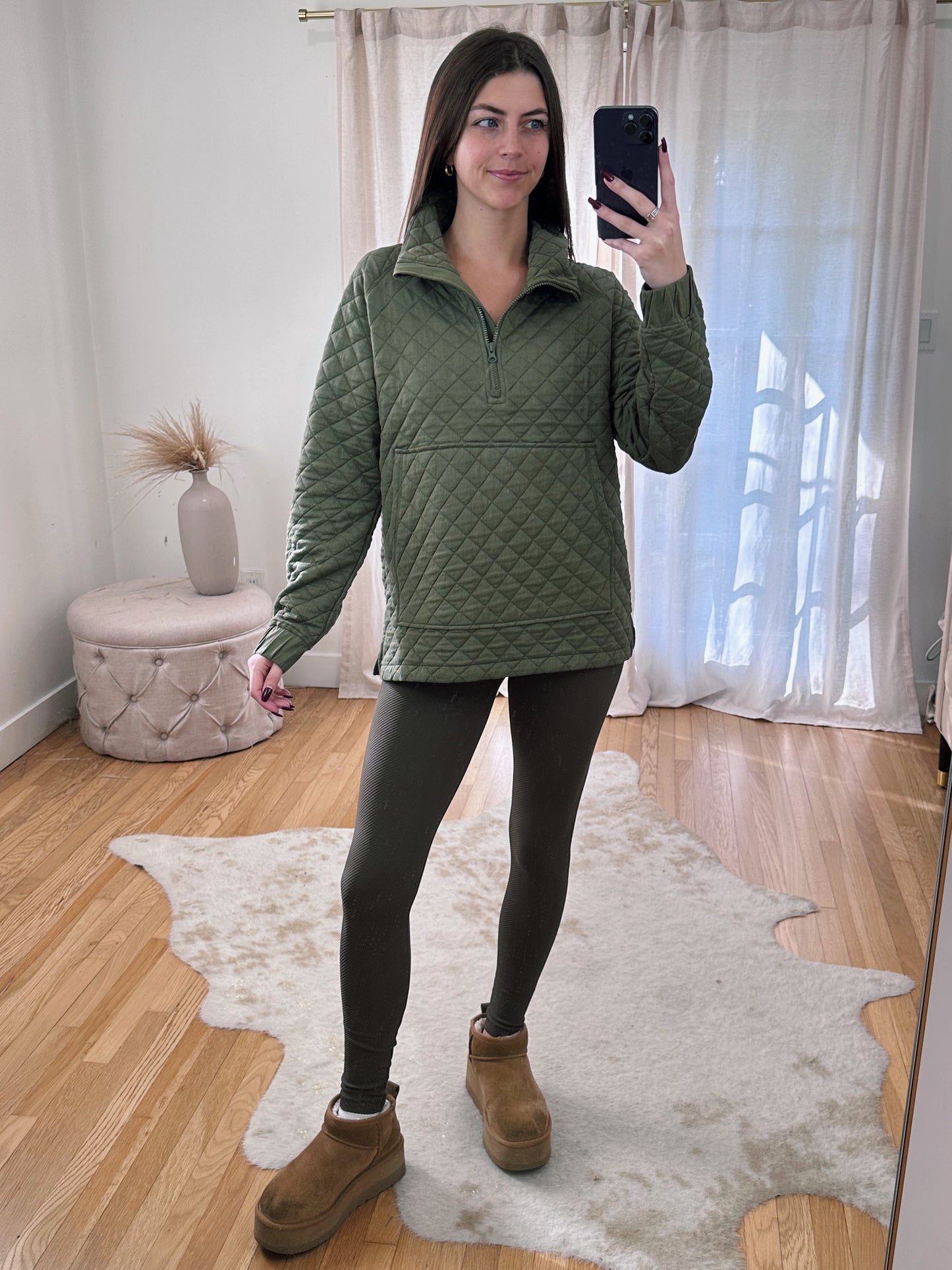 Cozy Quilted Pullover