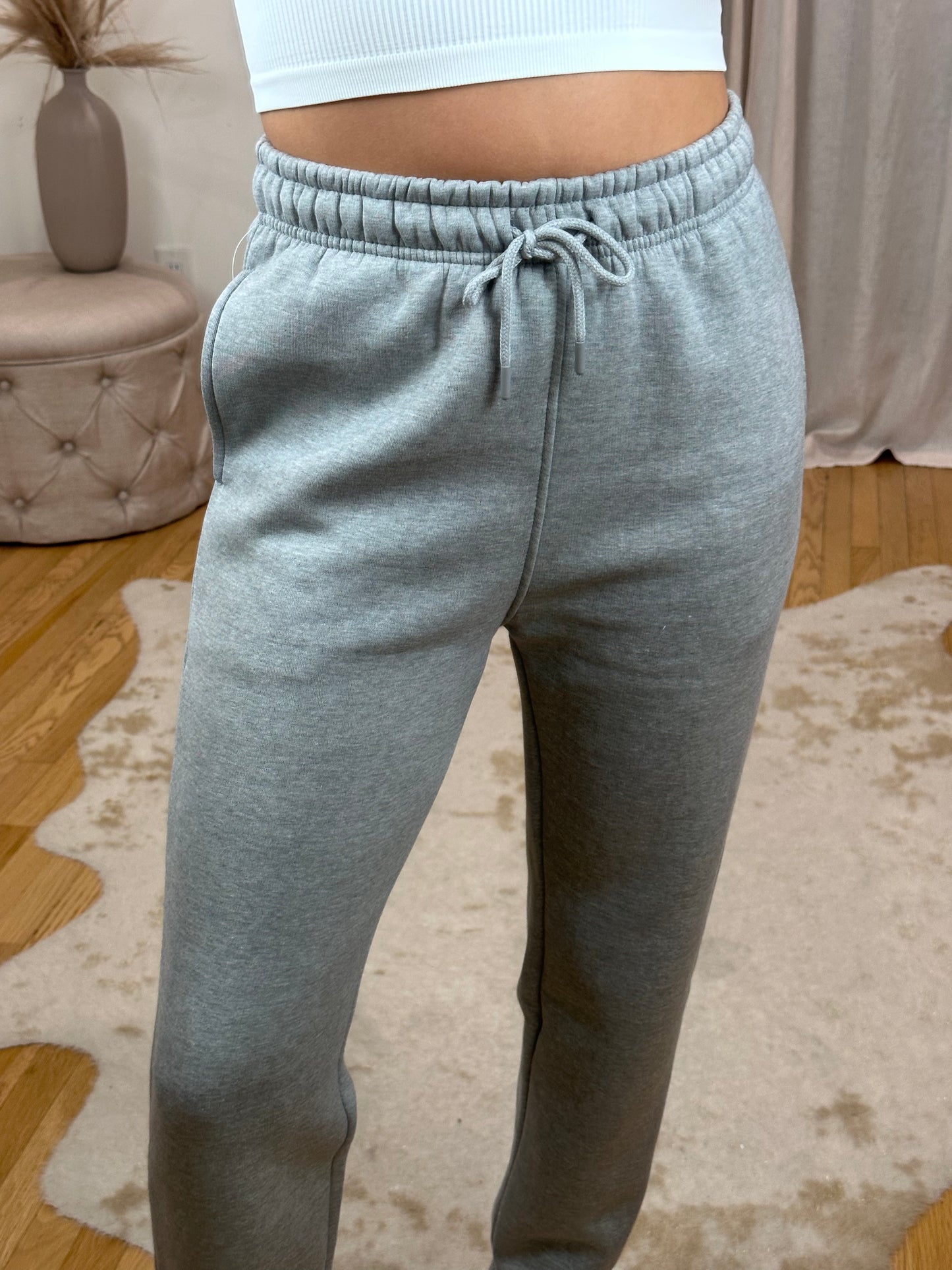 Simple Sweatpants Fleece Lined