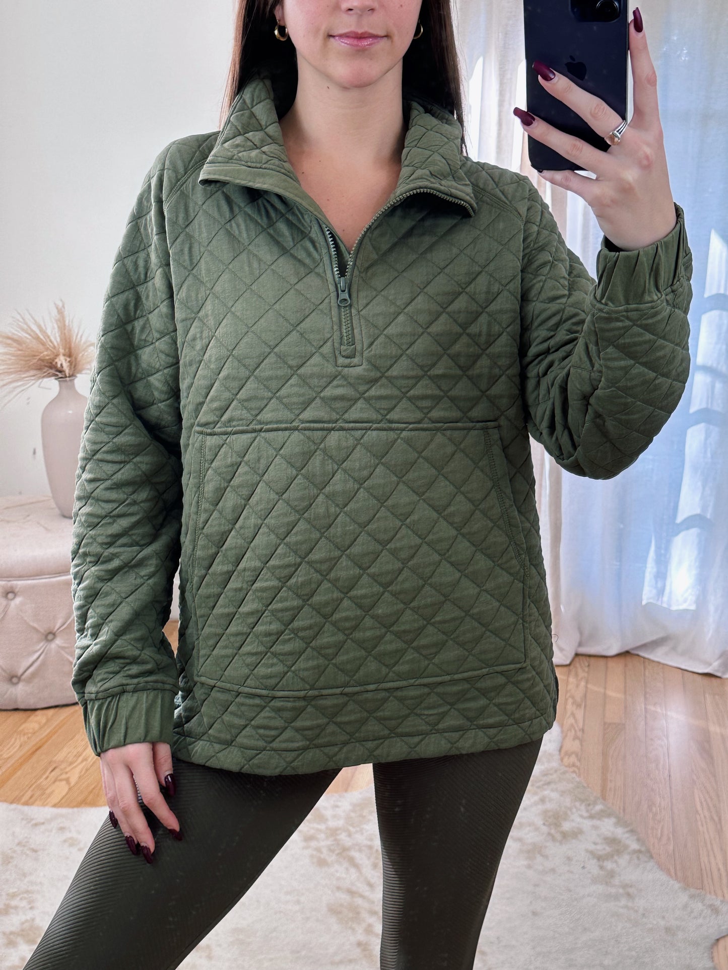 Cozy Quilted Pullover