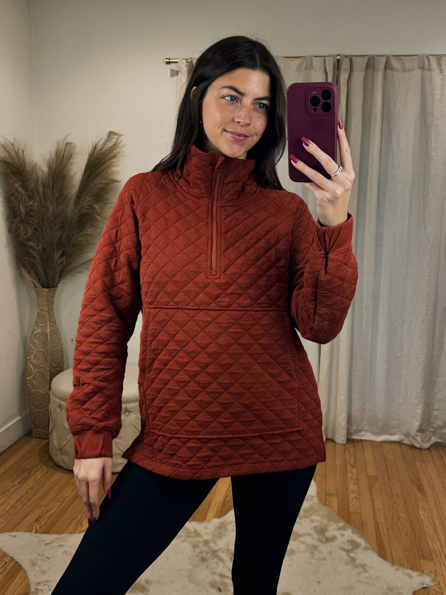 Cozy Quilted Pullover