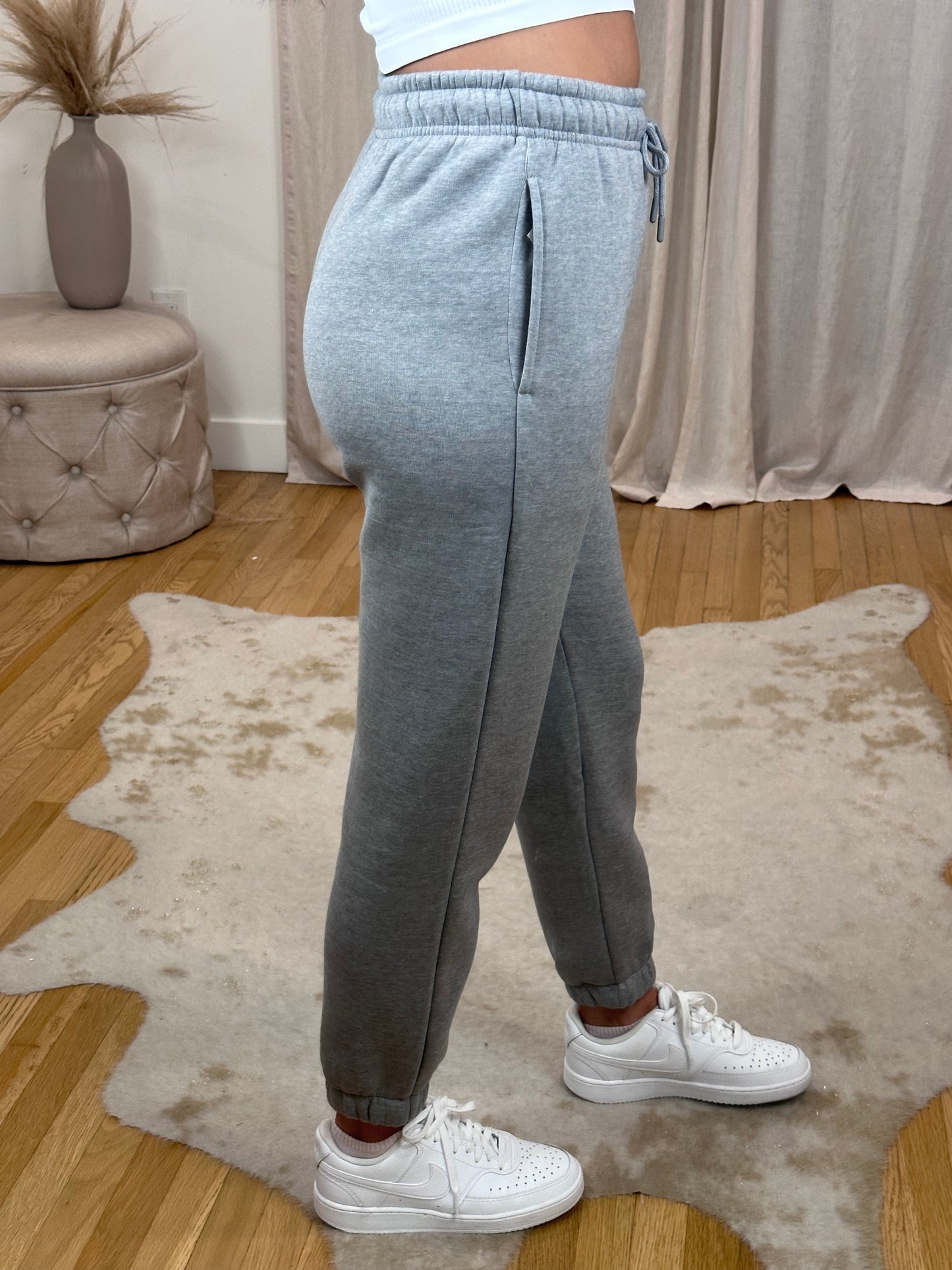 Simple Sweatpants Fleece Lined