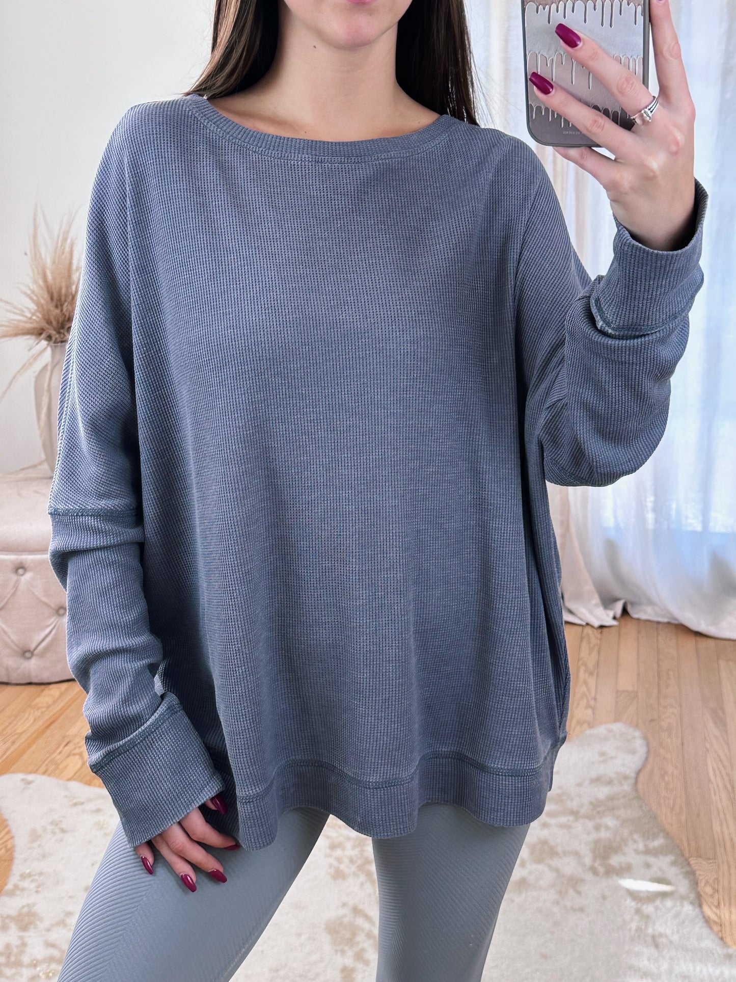 Belgian Waffle Long Sleeve