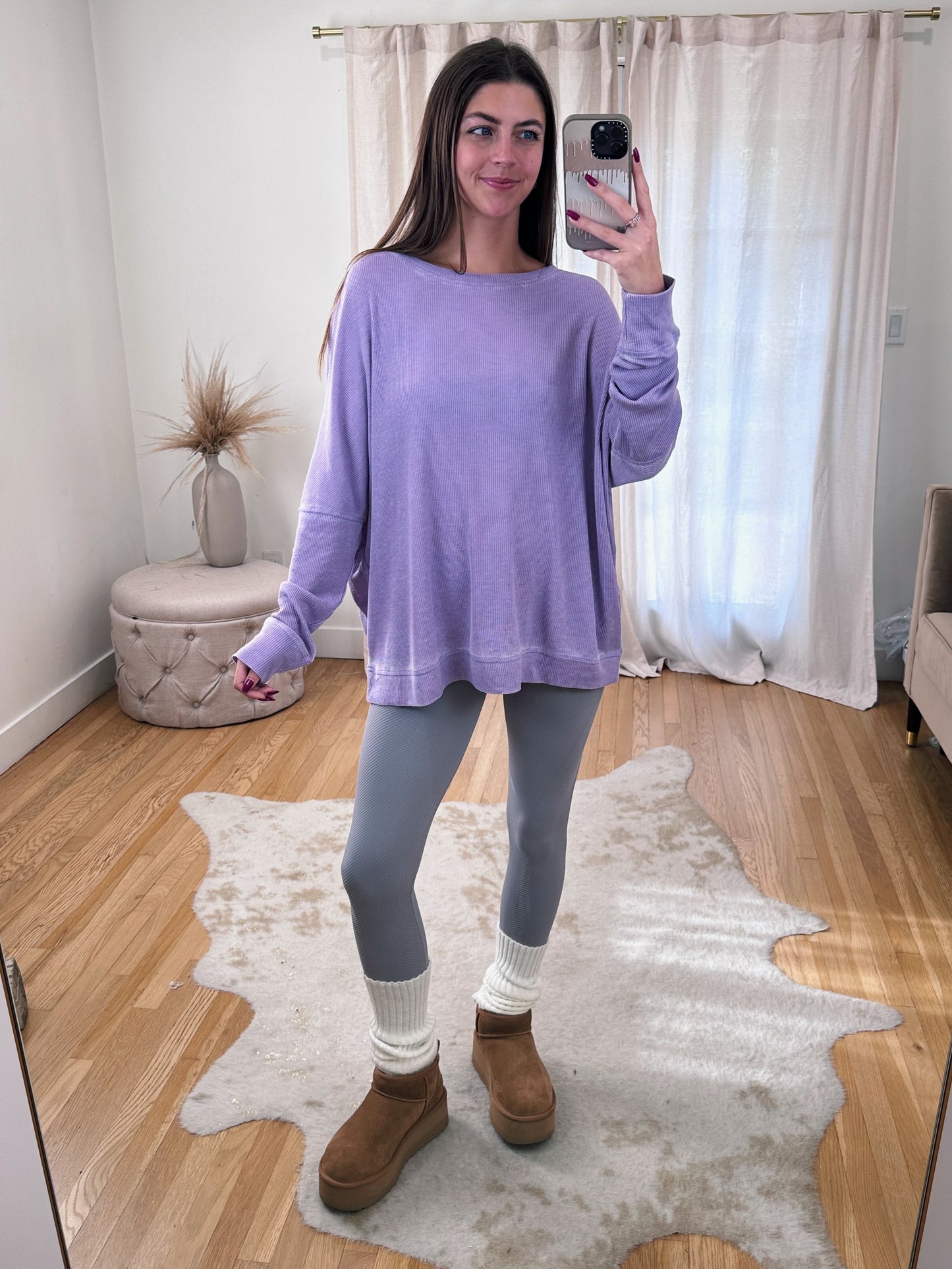 Belgian Waffle Long Sleeve