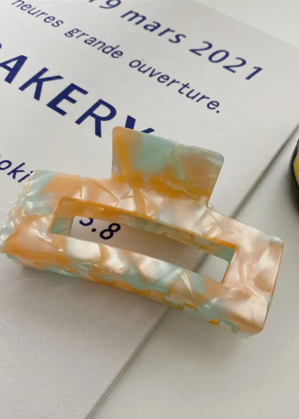 Boxy Hair Clips 4"