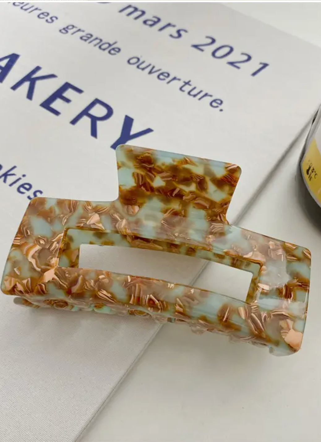 Boxy Hair Clips 4"