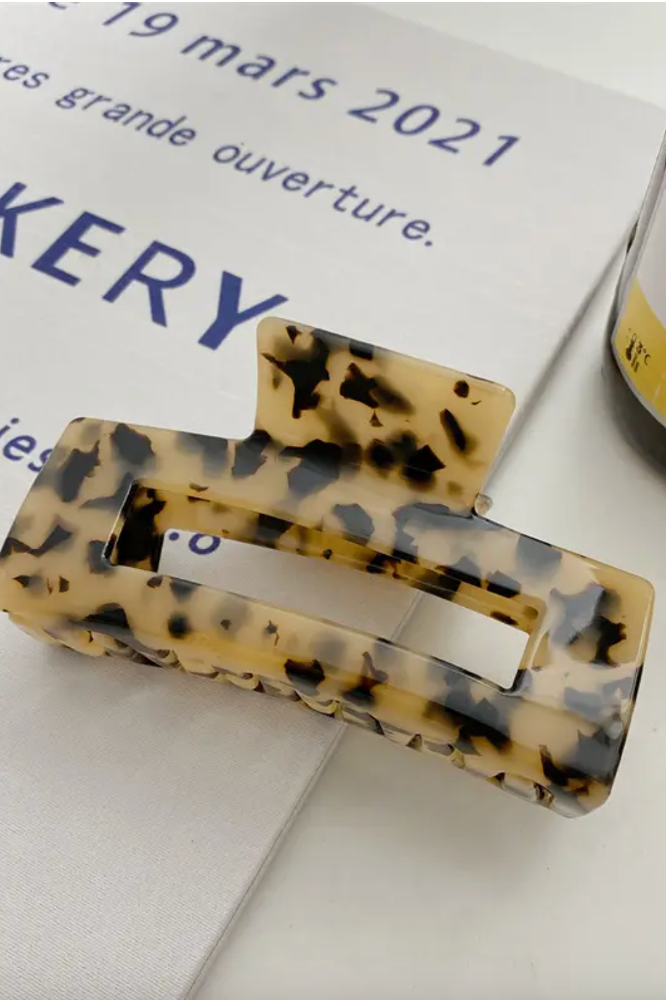 Boxy Hair Clips 4"