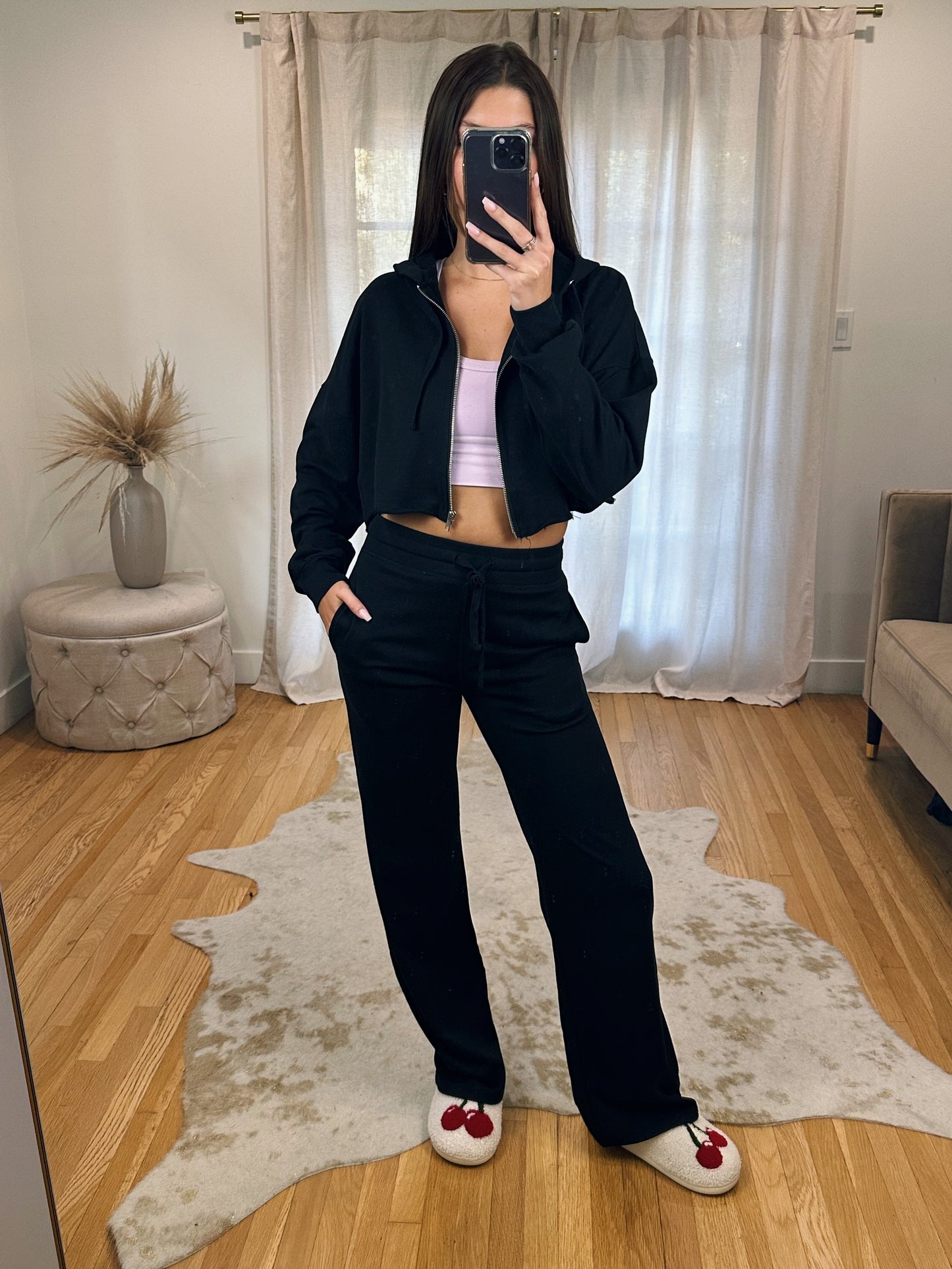 Raw Hem Sweats