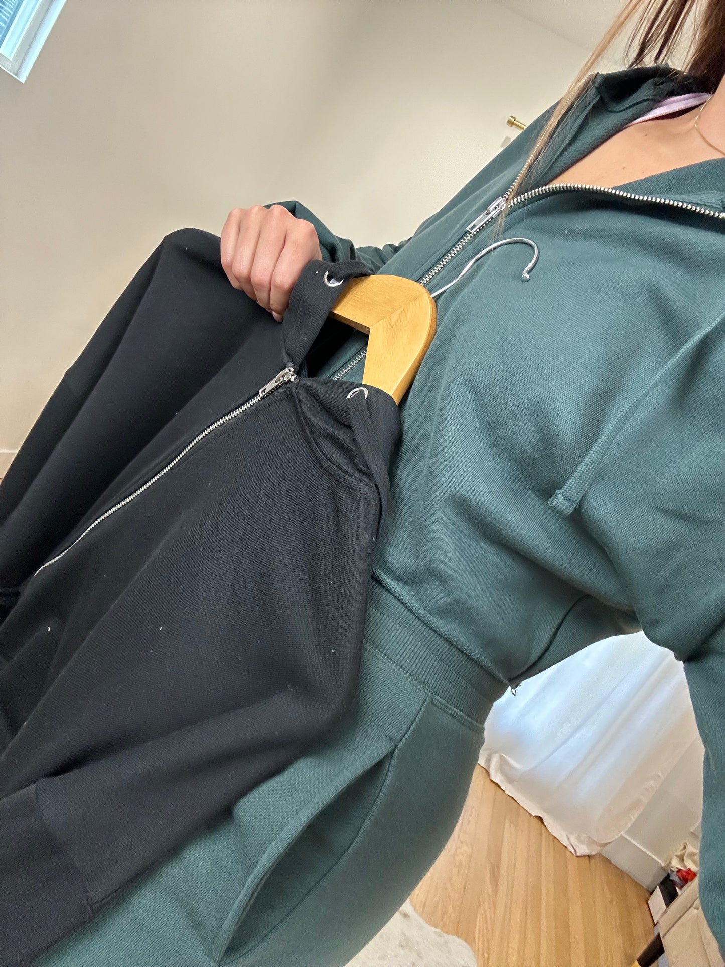 Raw Hem Sweats