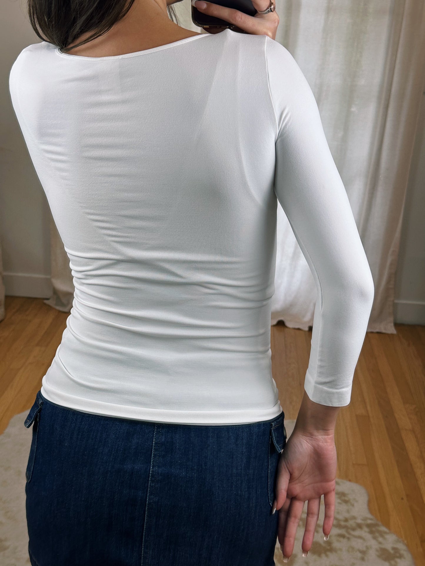 Scooped Long Sleeve
