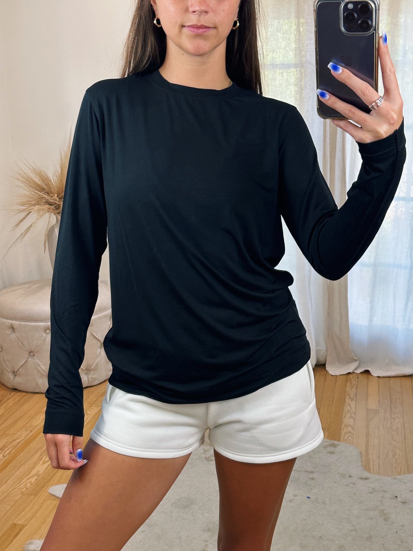 Sleek Peep Long Sleeve