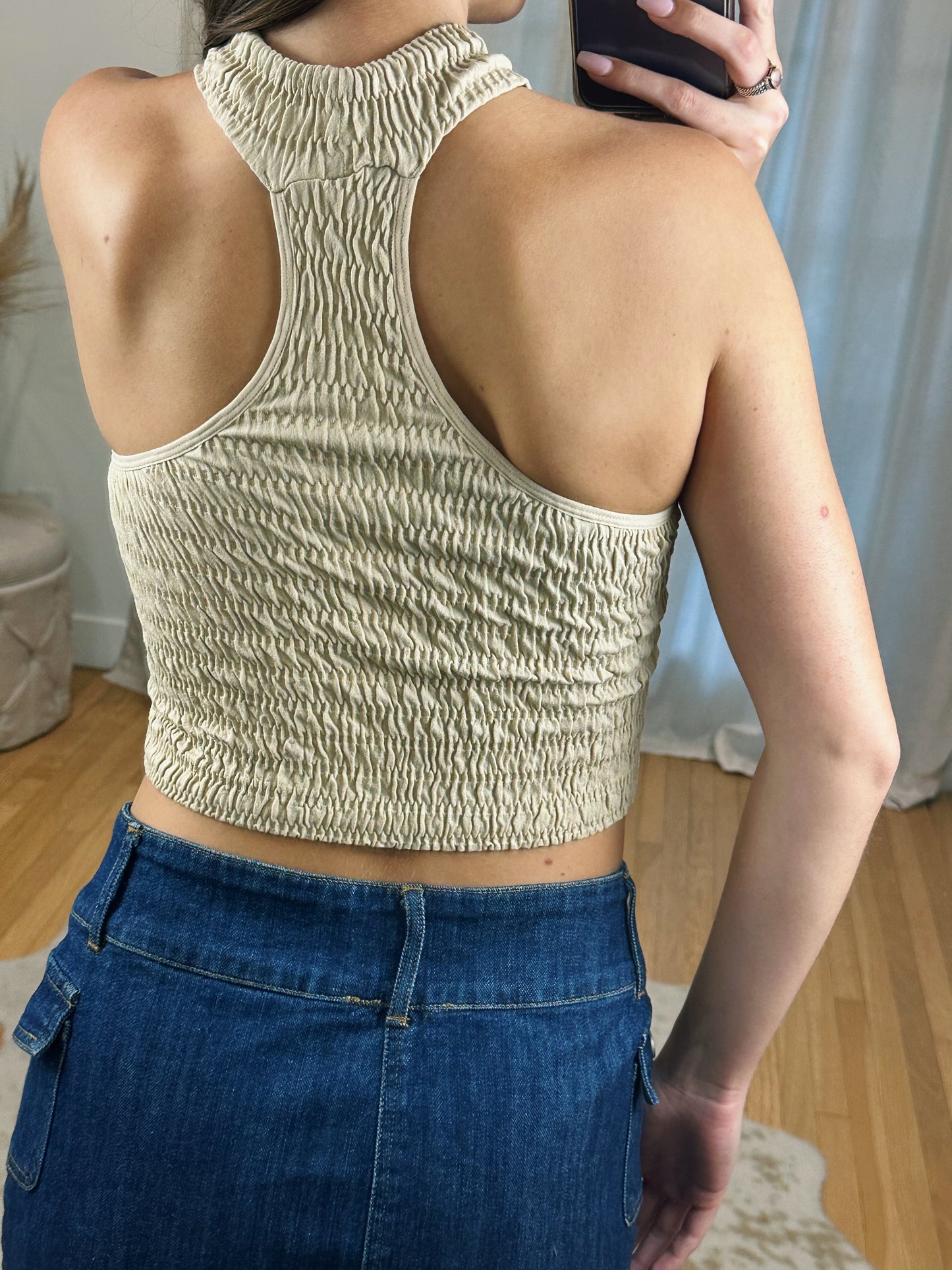 Scrunchie Halter Top