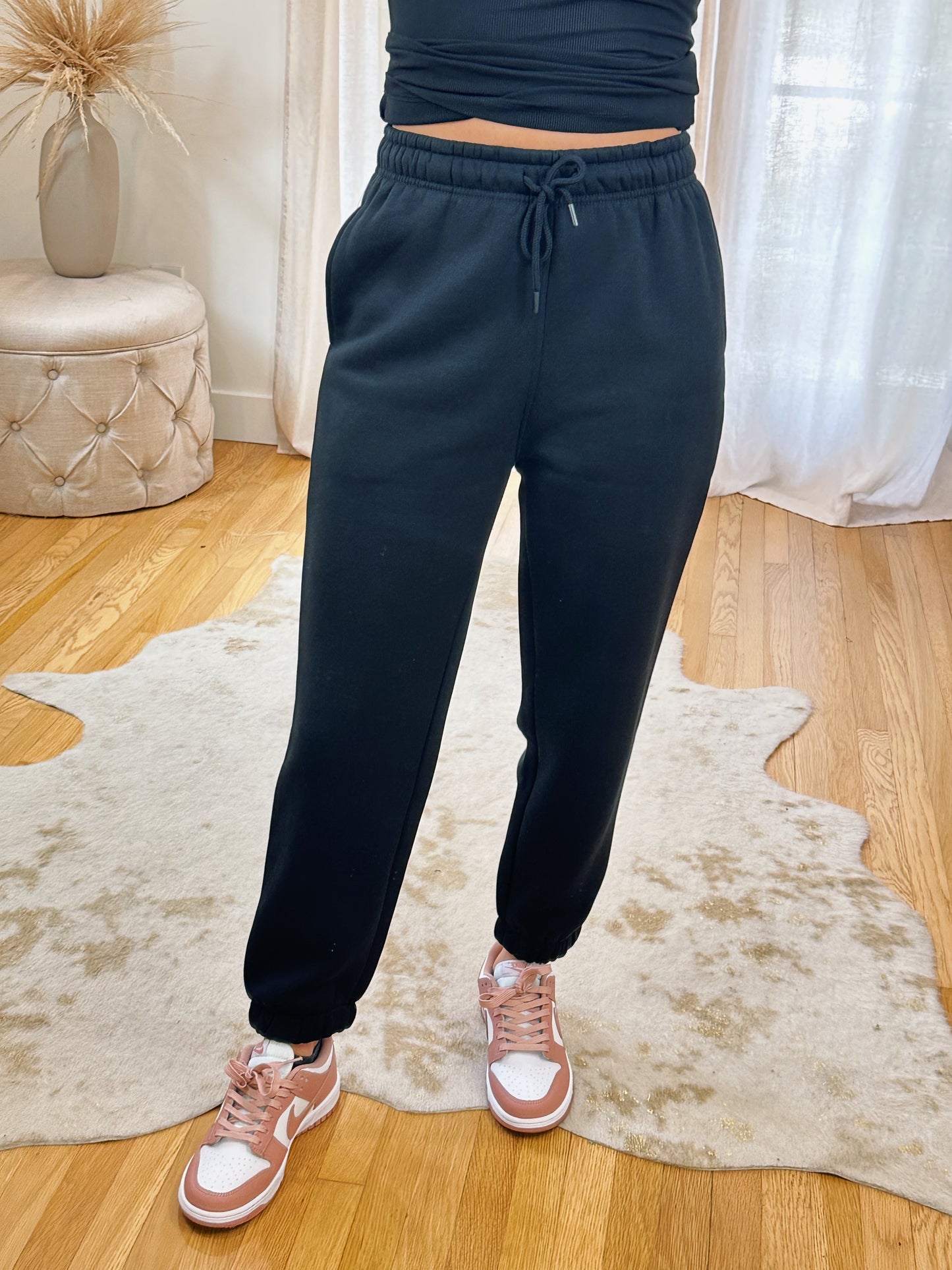 Simple Sweatpants Fleece Lined