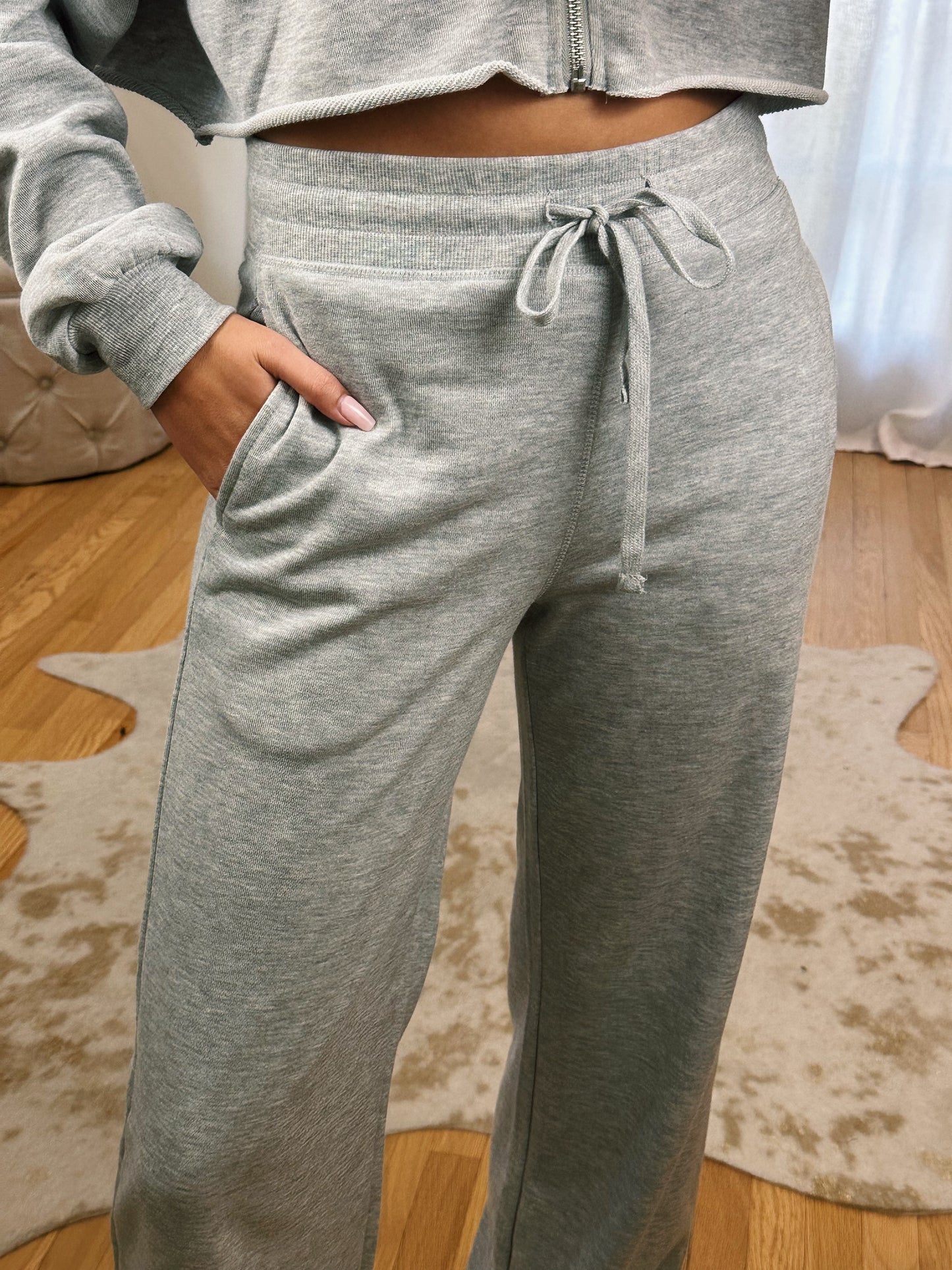 Raw Hem Sweats