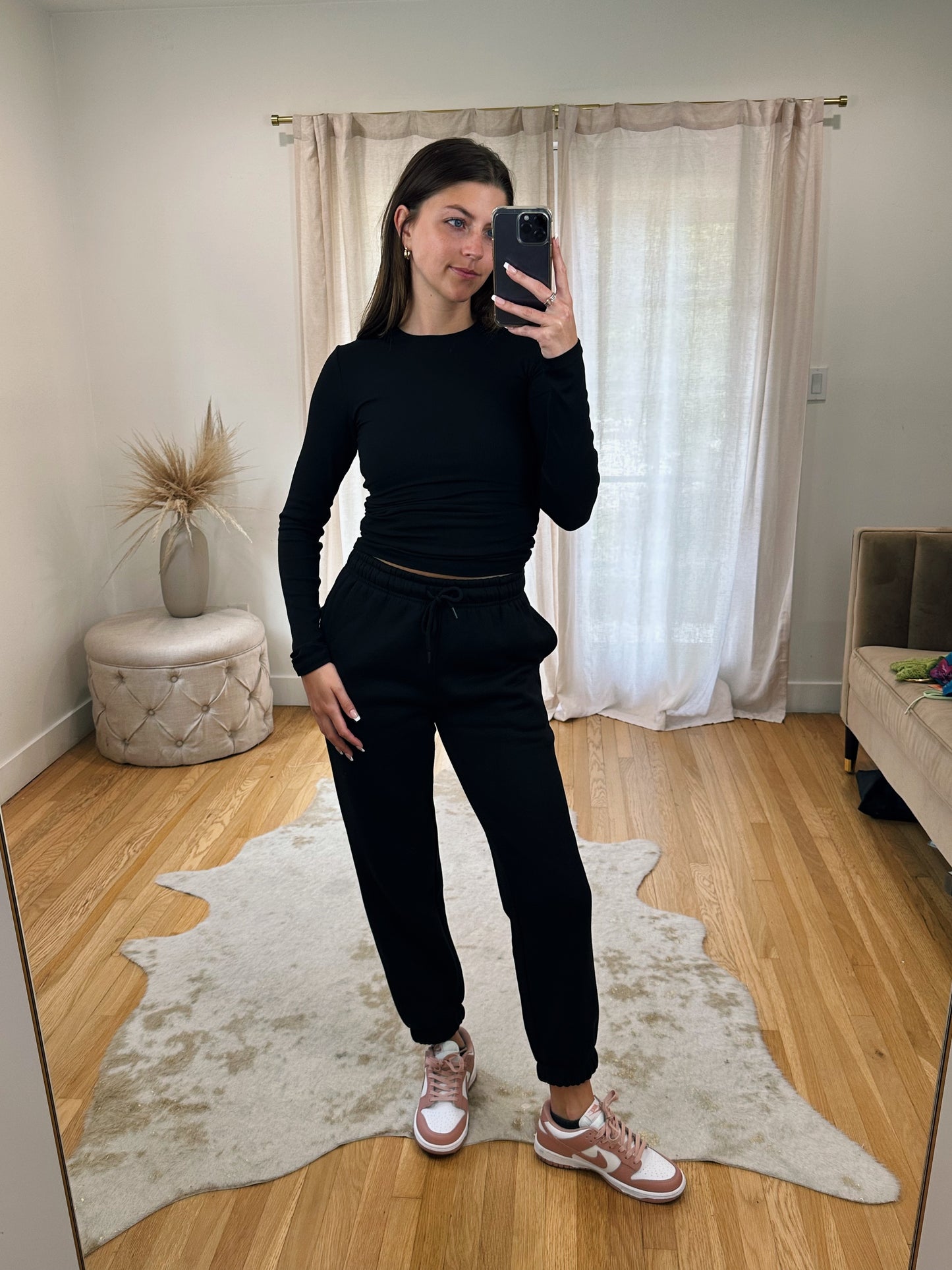Simple Sweatpants Fleece Lined